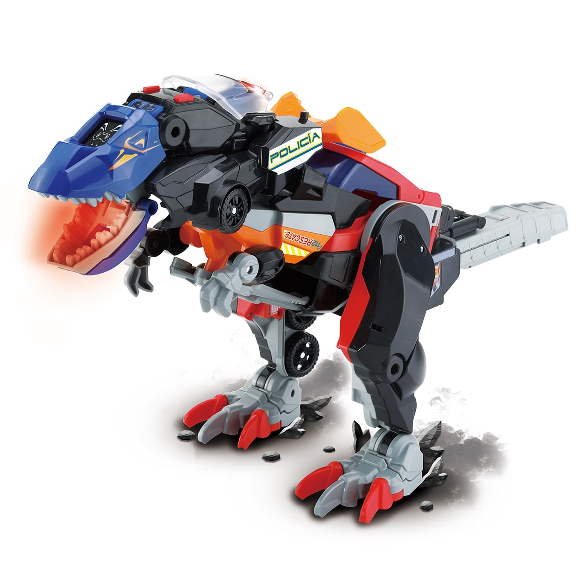VTech – Figura Dinosaurio transformable Mega T-REX SOS 3 en 1 Switch&Go Vtech.