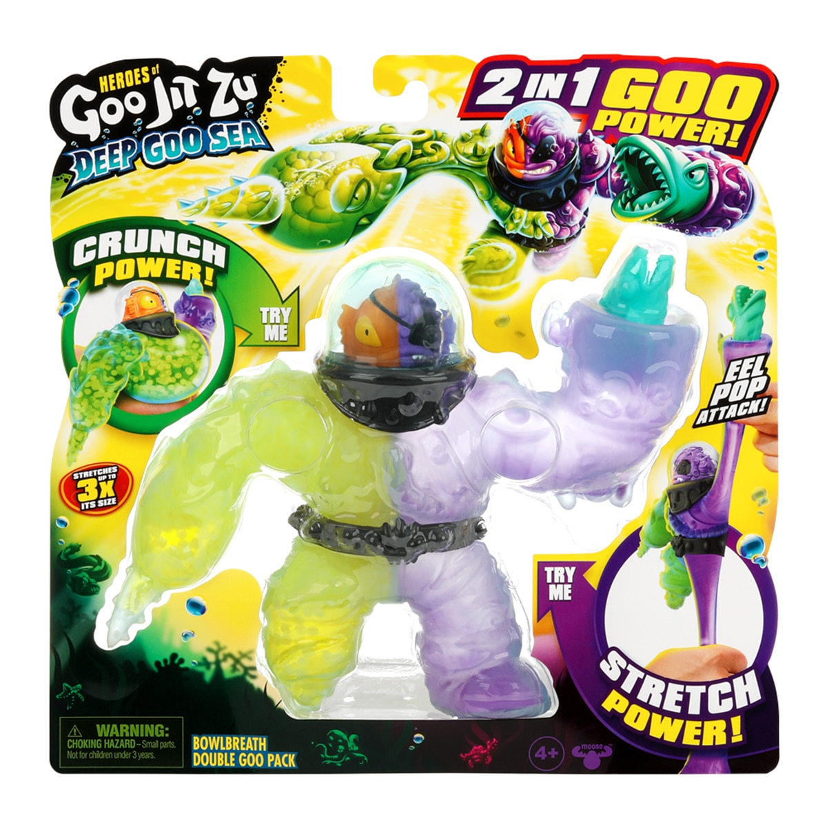 Figura Doble Relleno Héroe Goo Jit Zu modelos surtidos 9