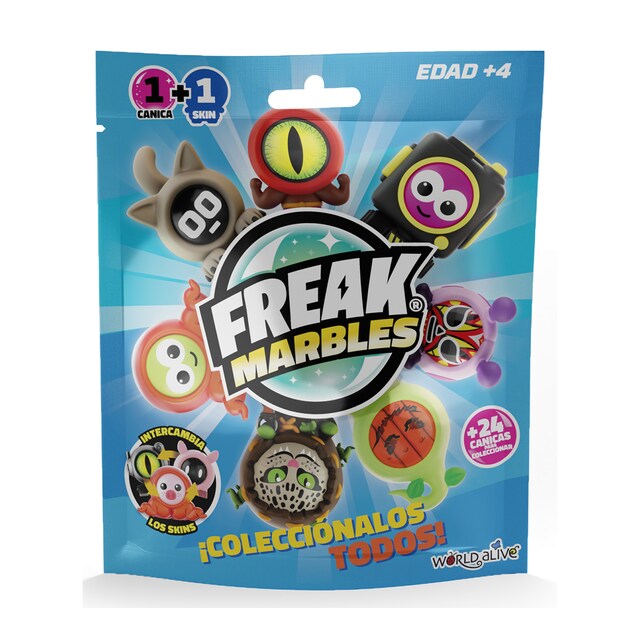 Imagen 0 de Canicas en Sobres Sorpresa Freak Marbles