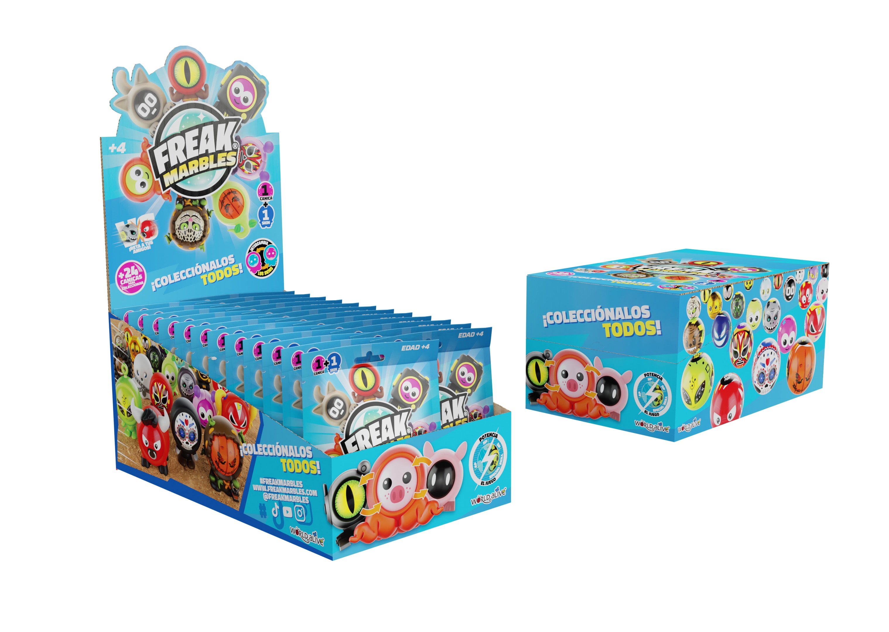 Canicas en Sobres Sorpresa Freak Marbles 3