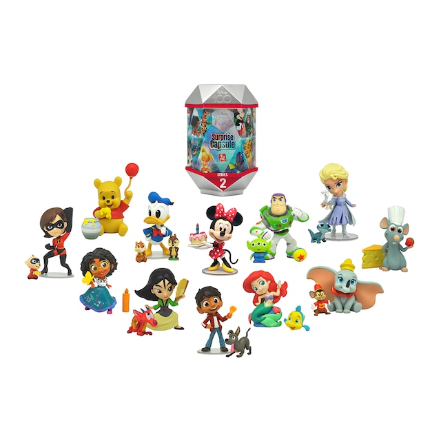 Cápsula sorpresa Disney 100 Aniversaio Serie 2 Kids Euroswan modelos surtidos