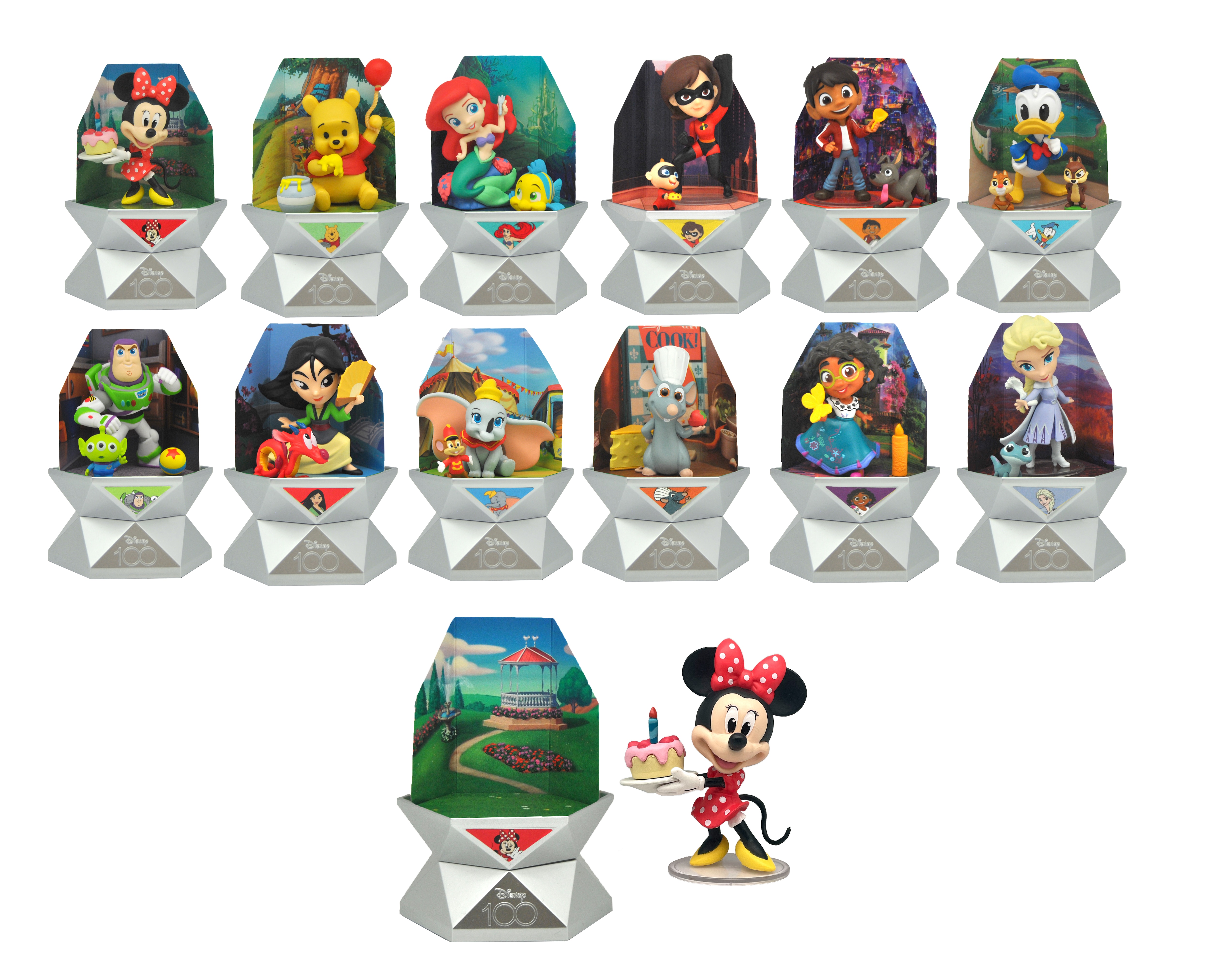 Cápsula sorpresa Disney 100 Aniversaio Serie 2 Kids Euroswan modelos surtidos 4