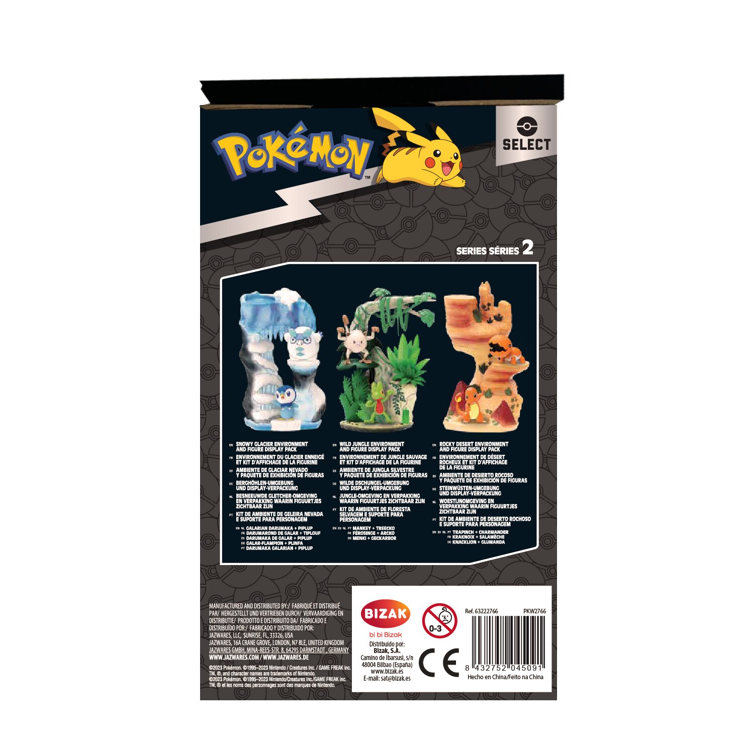 Playset Mini Mundos con 2 figuras modelos surtidos Pokemon 18