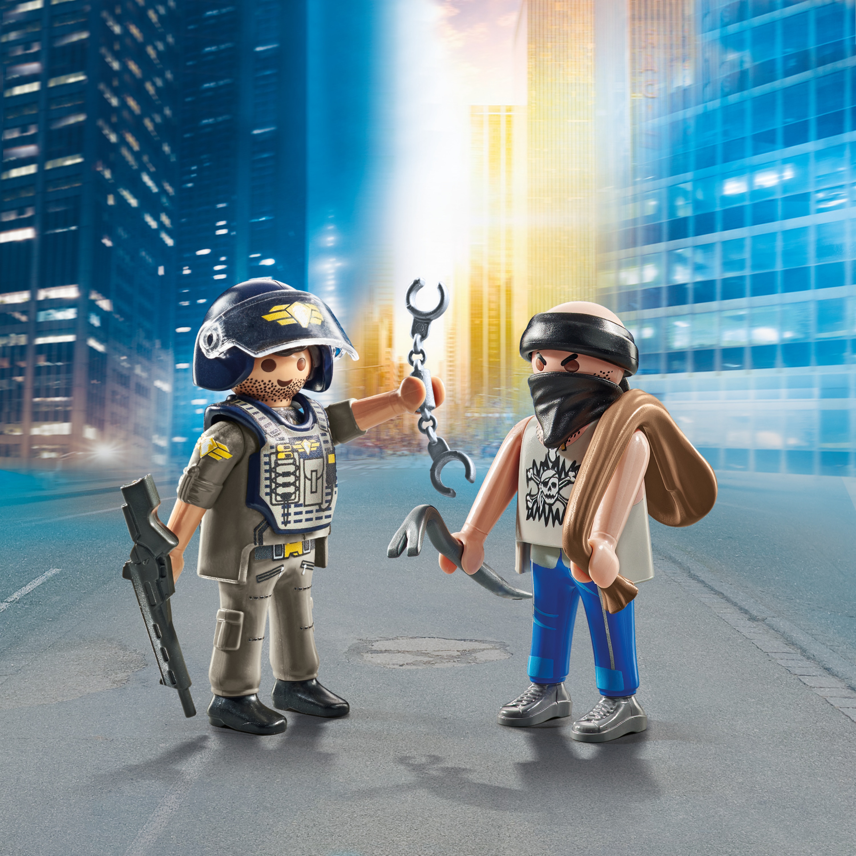 Polícia com ladrão Playmobil Duo Pack 3