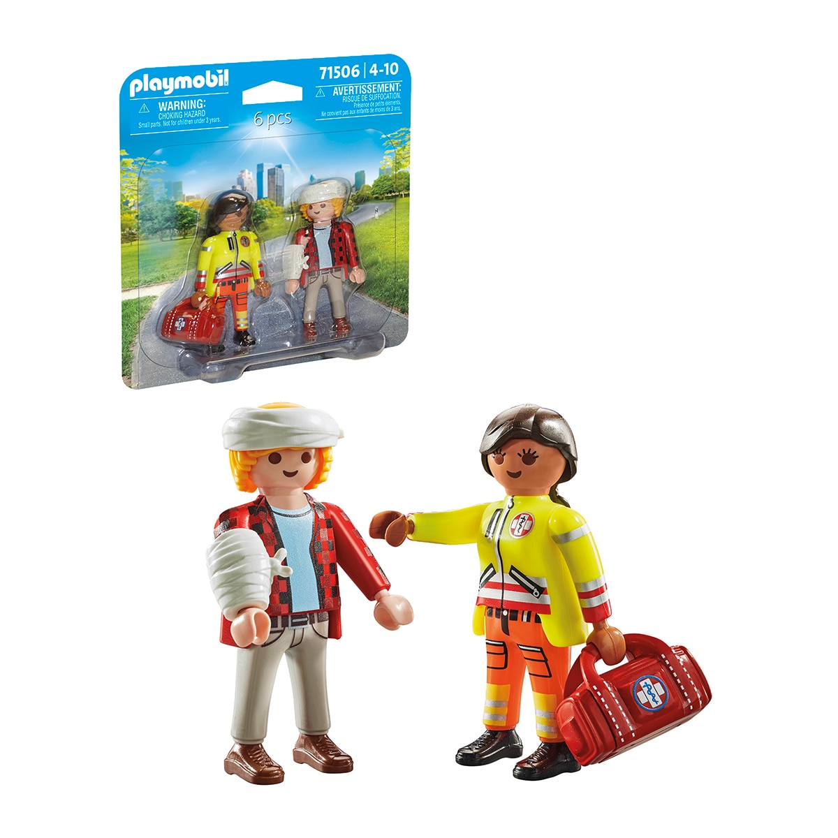 Imagen 0 de Paramédico con paciente Playmobil Duo Pack