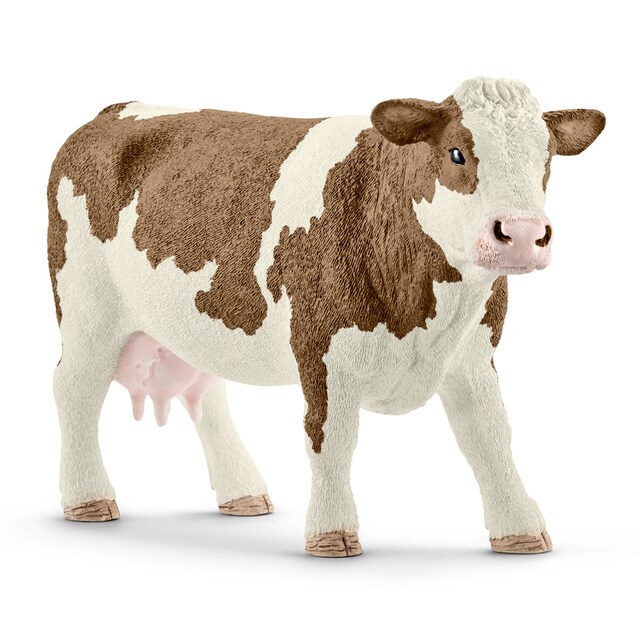 Muñeco Vaca de raza Fleckvieh Schleich