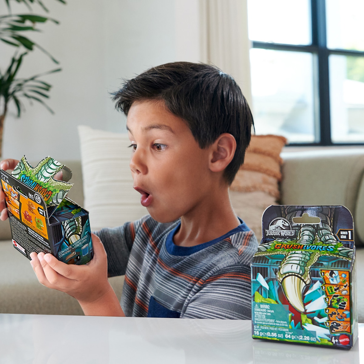 Figura Dino Crushivores Jurassic World Mattel modelos surtidos 8