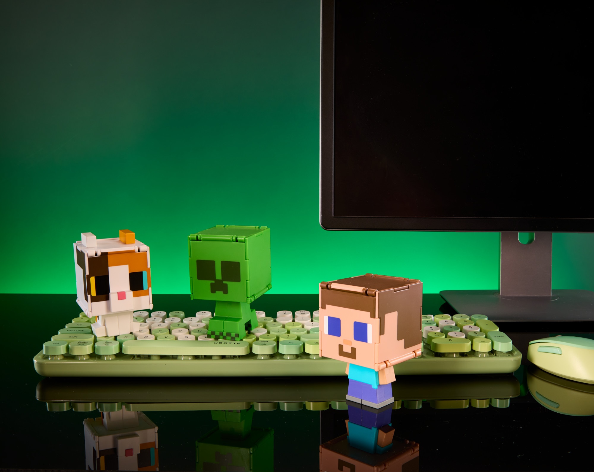Figura intercambiable 2-1 Minecraft Mattel 3