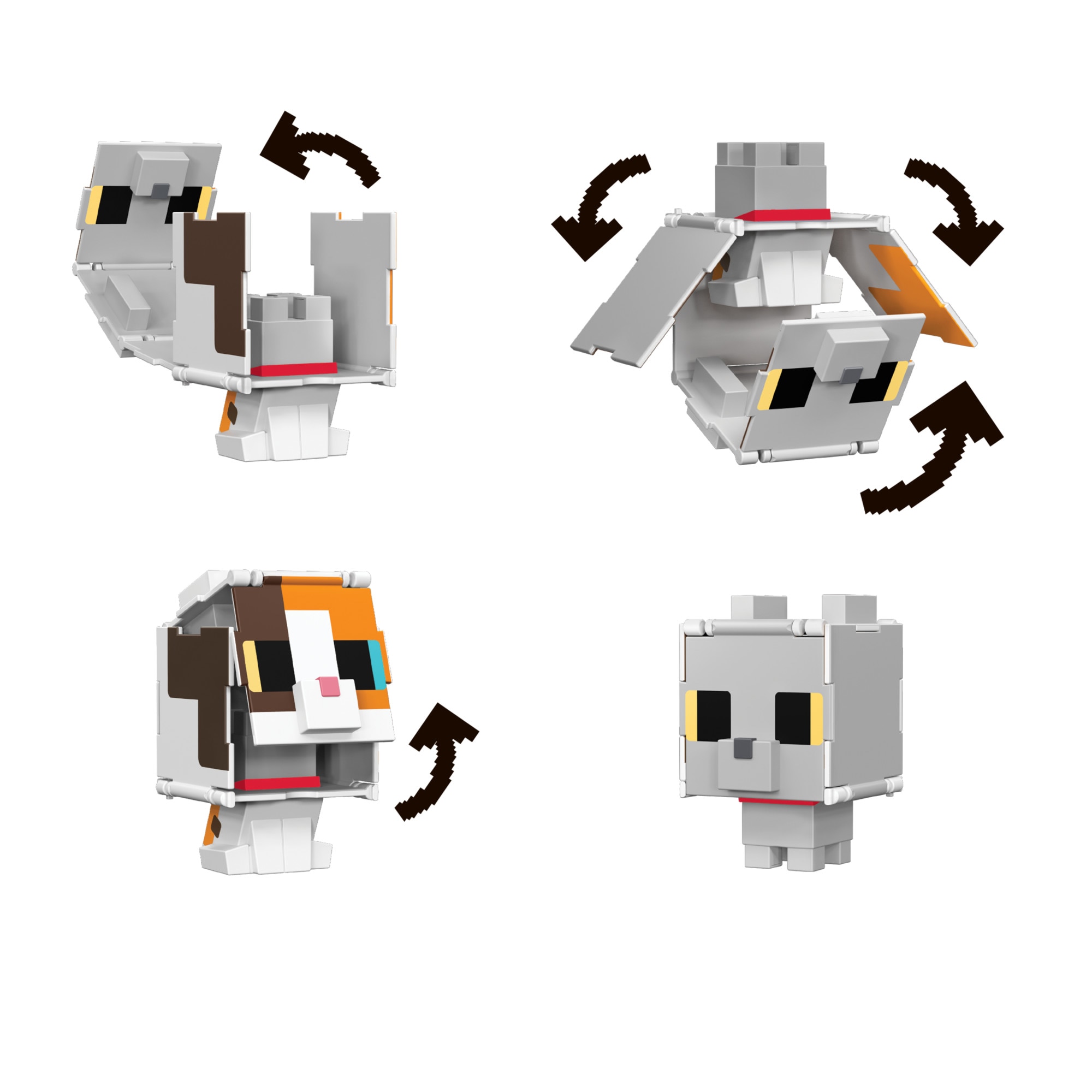 Figura intercambiable 2-1 Minecraft Mattel 6