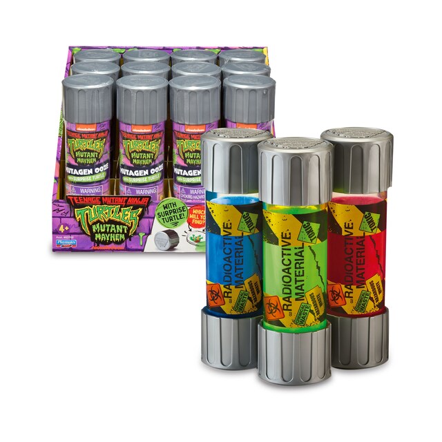 Tubo sorpresa OOZE Tortugas Ninja Famosa modelos surtidos