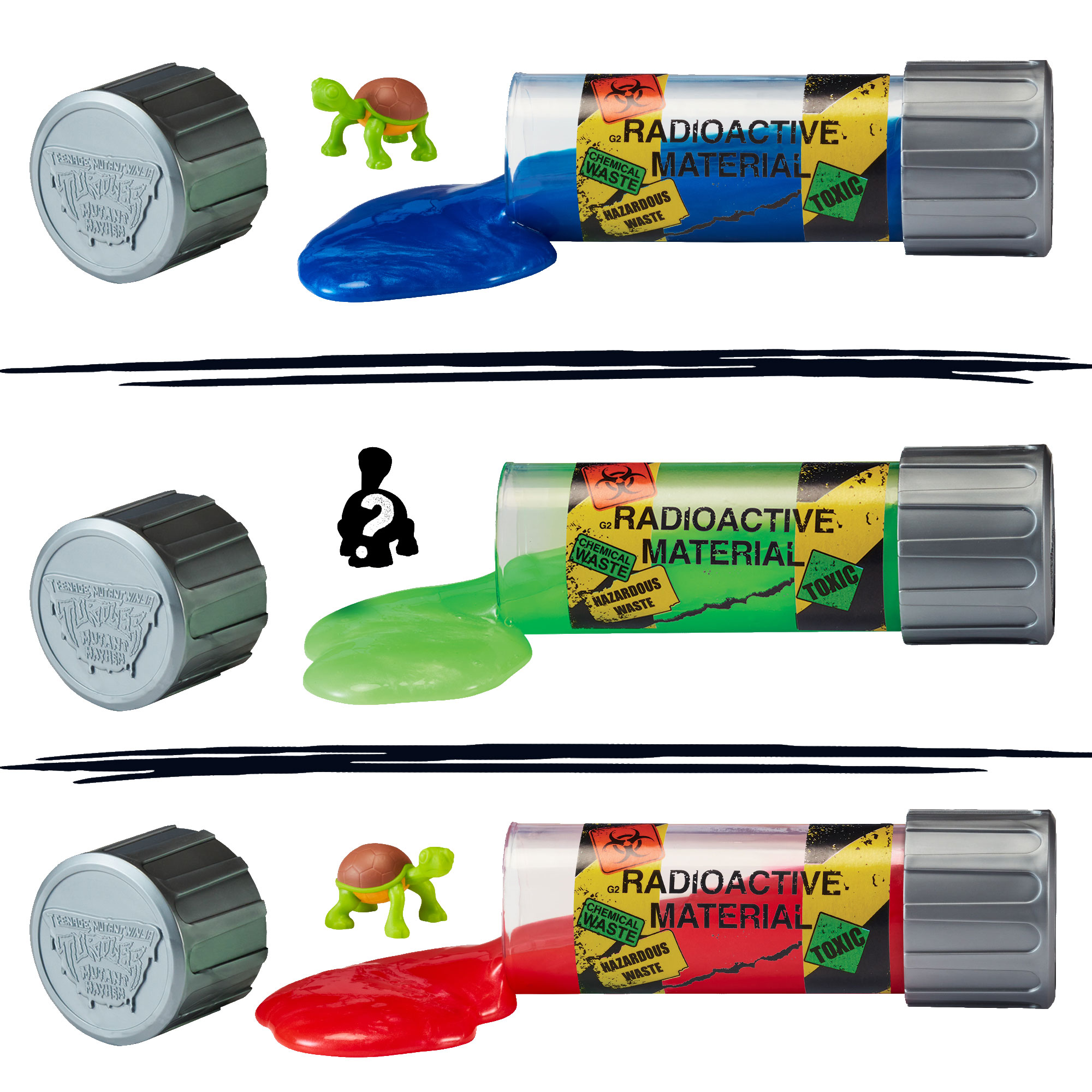 Tubo sorpresa OOZE Tortugas Ninja Famosa modelos surtidos 3