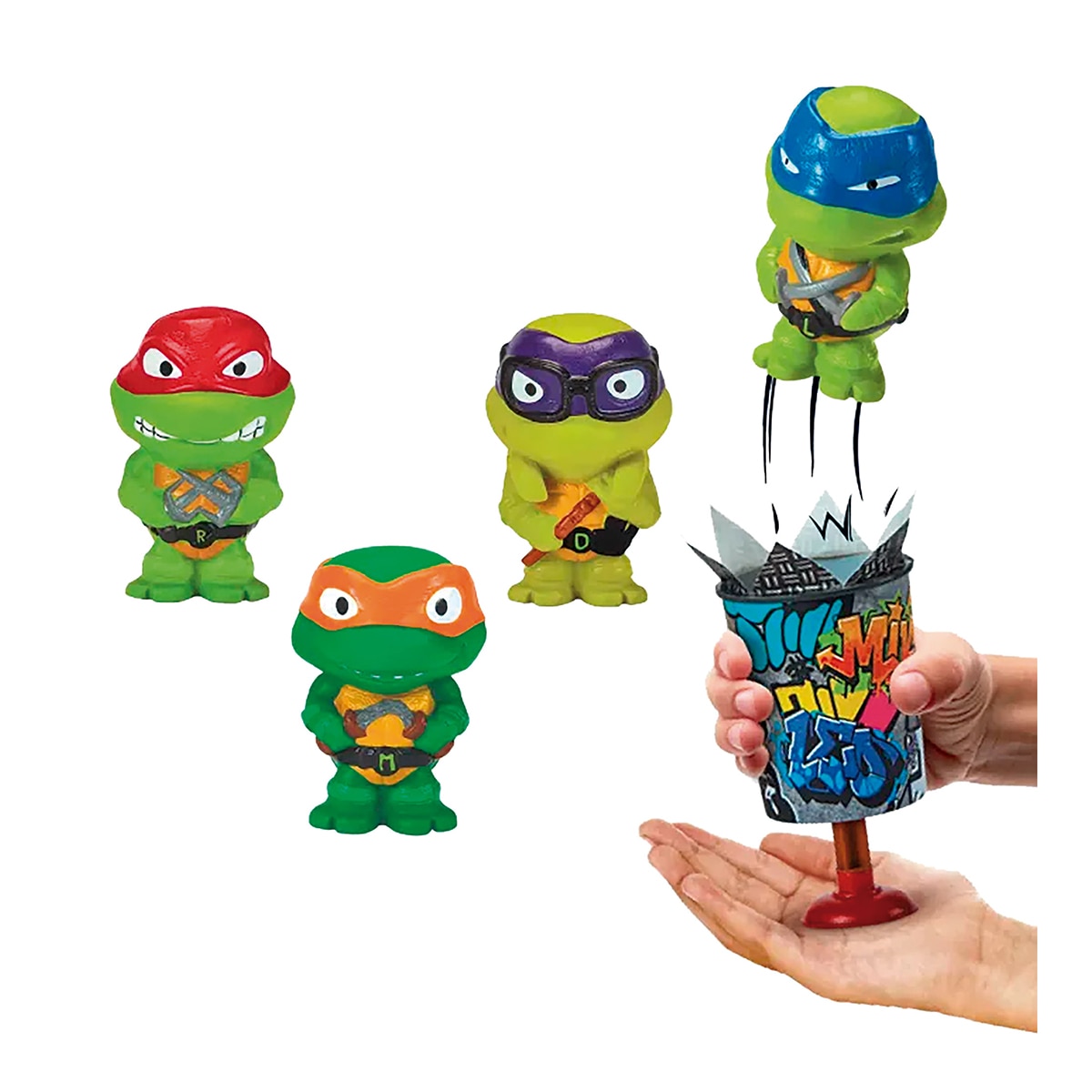 Imagen 0 de Figuras Slams Tortugas Ninja Famosa modelos surtidos