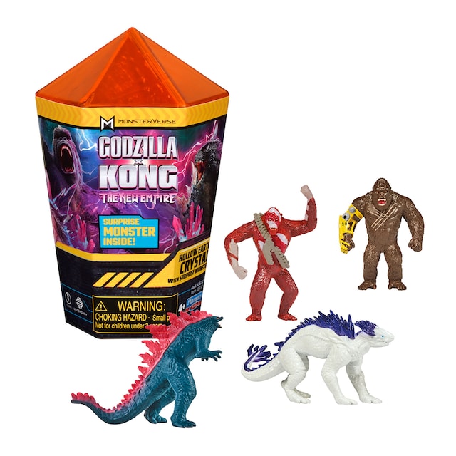 Figura en Cápsulas Cristal Godzilla vs Kong Famosa modelos surtidos