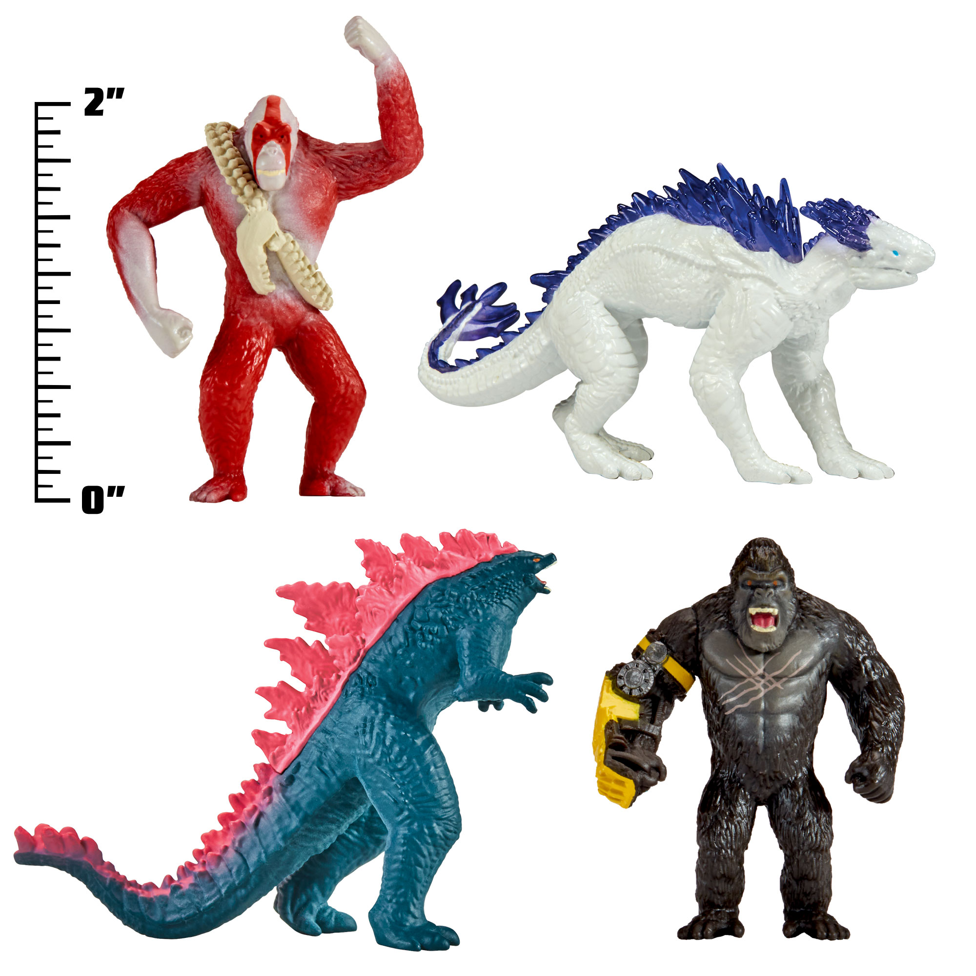 Figura en Cápsulas Cristal Godzilla vs Kong Famosa modelos surtidos 5