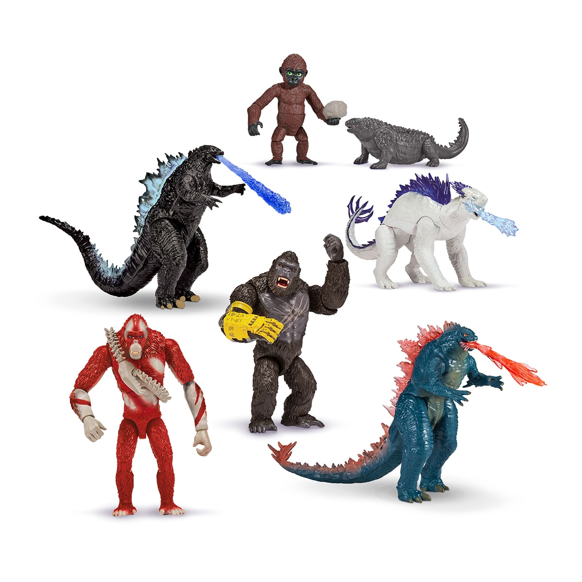 Imagen 0 de Figura 6" Godzilla vs Kong Famosa modelos surtidos
