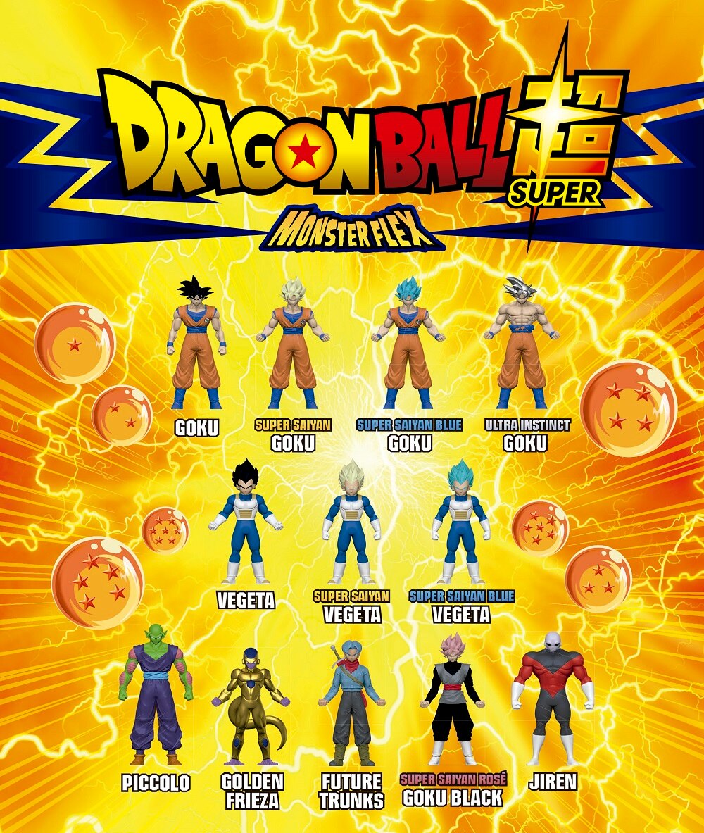 Figura elástica de los personajes de Dragon Ball modelos surtidos Bizak 14