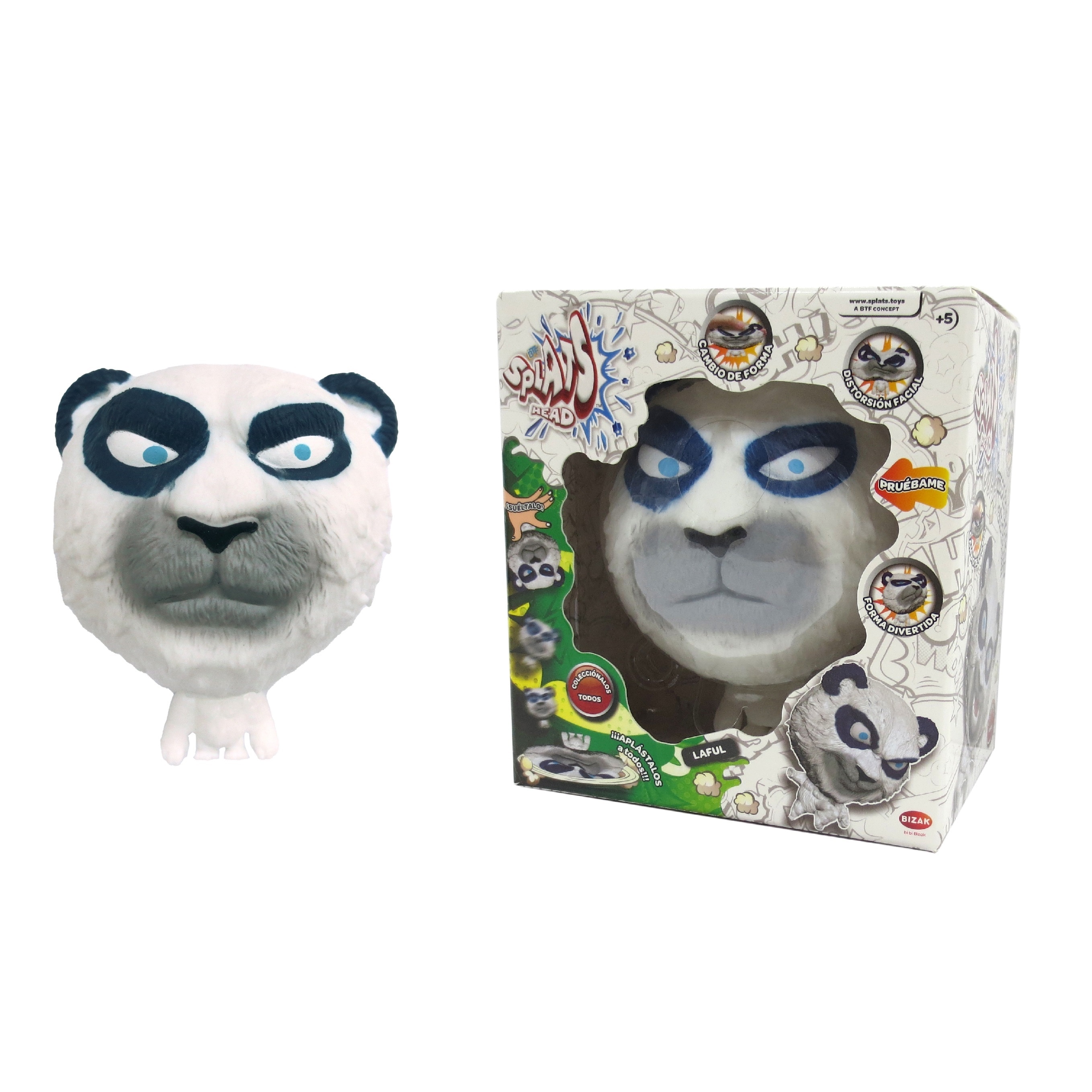 Figura elástica 11 cm Splats Head modelos surtidos Bizak 16