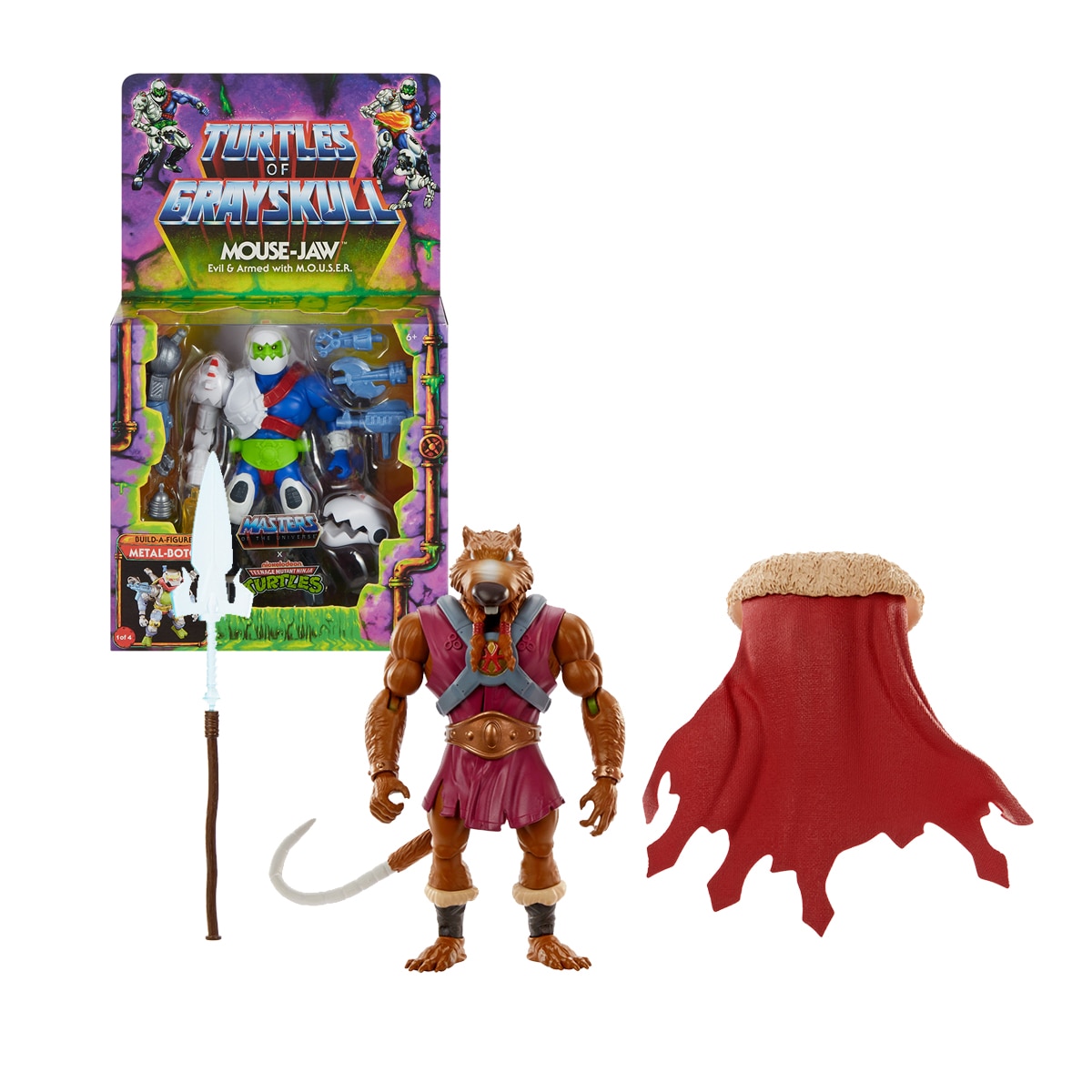 Figura de acción Masters del Universo MOTU y Tortugas Ninja Turtles of Grayskull modelos surtidos Mattel 1