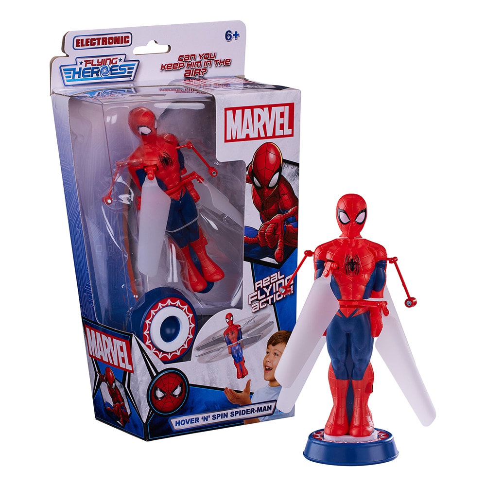 Figura voladora electrónica Spiderman Flying Heroes 4