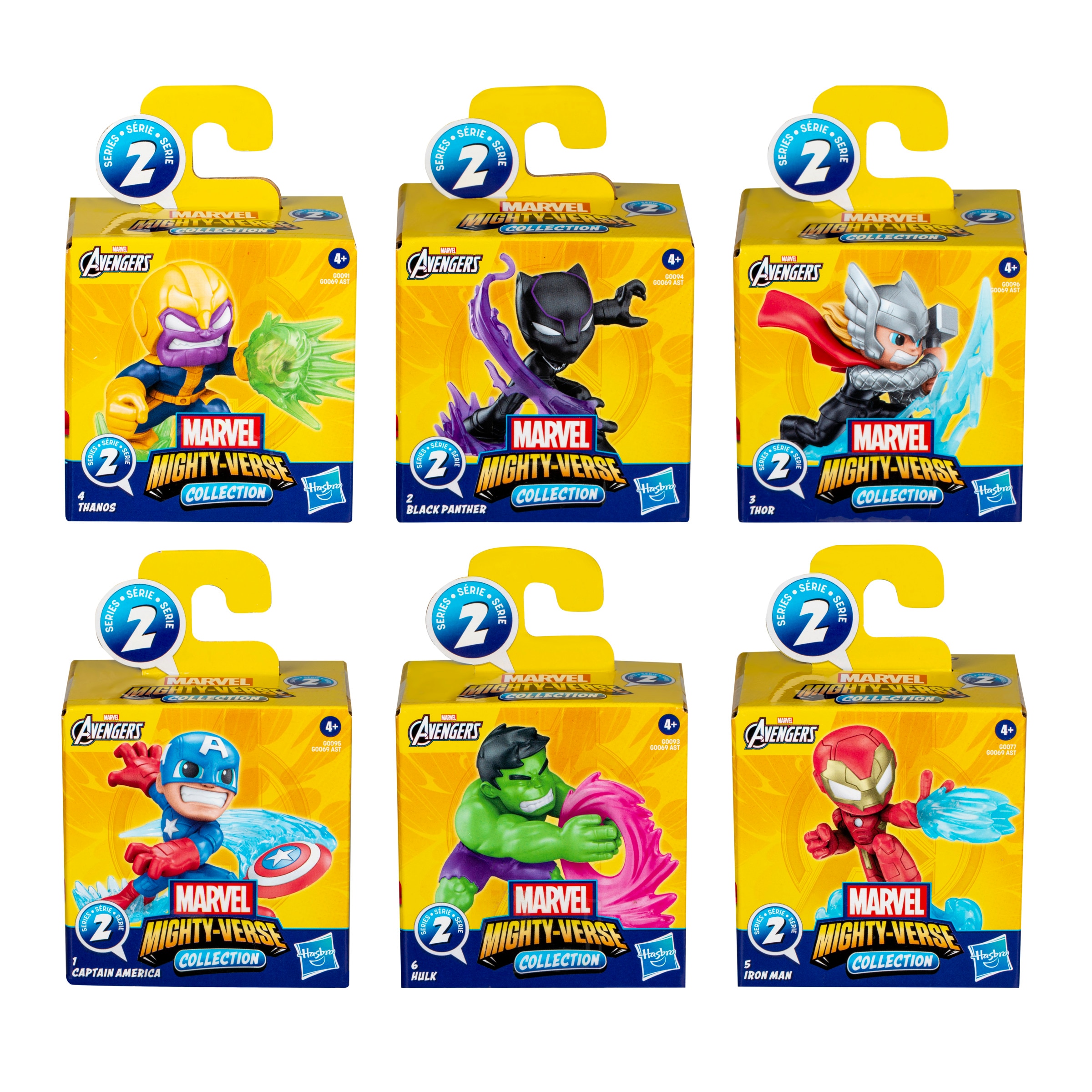 Figura Mighty-Verse Avengers Hasbro modelos surtidos 2