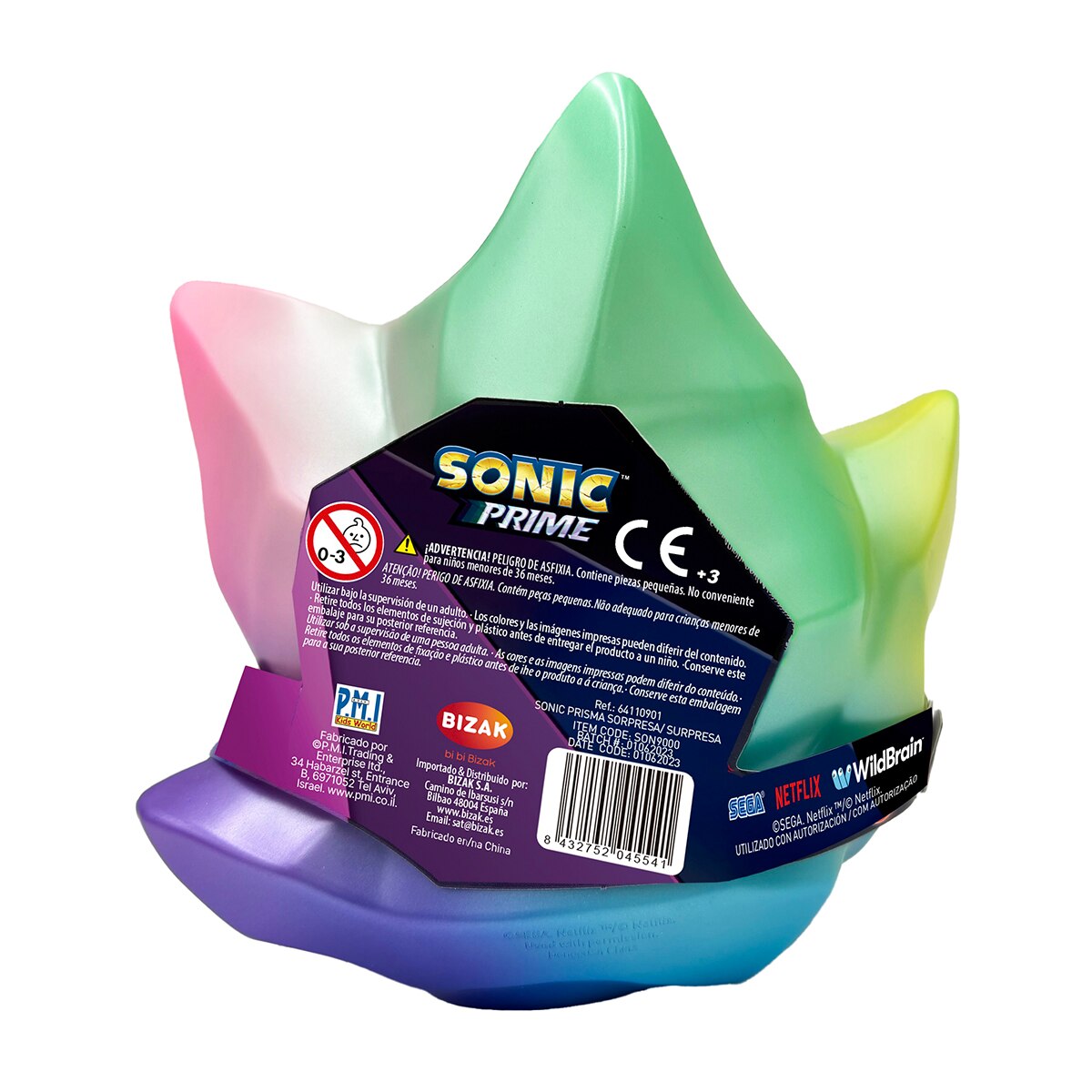 Figura 7 cm Prisma Sorpresa Sonic Bizak 21