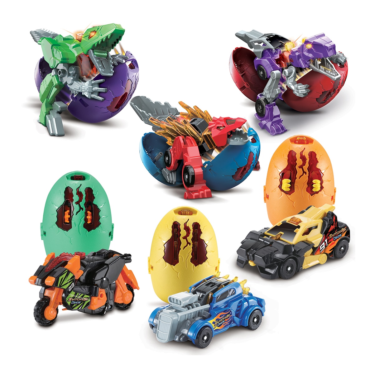 Imagen 0 de Huevo sorpresa Dinos Switch&Go Modelos surtidos Vtech
