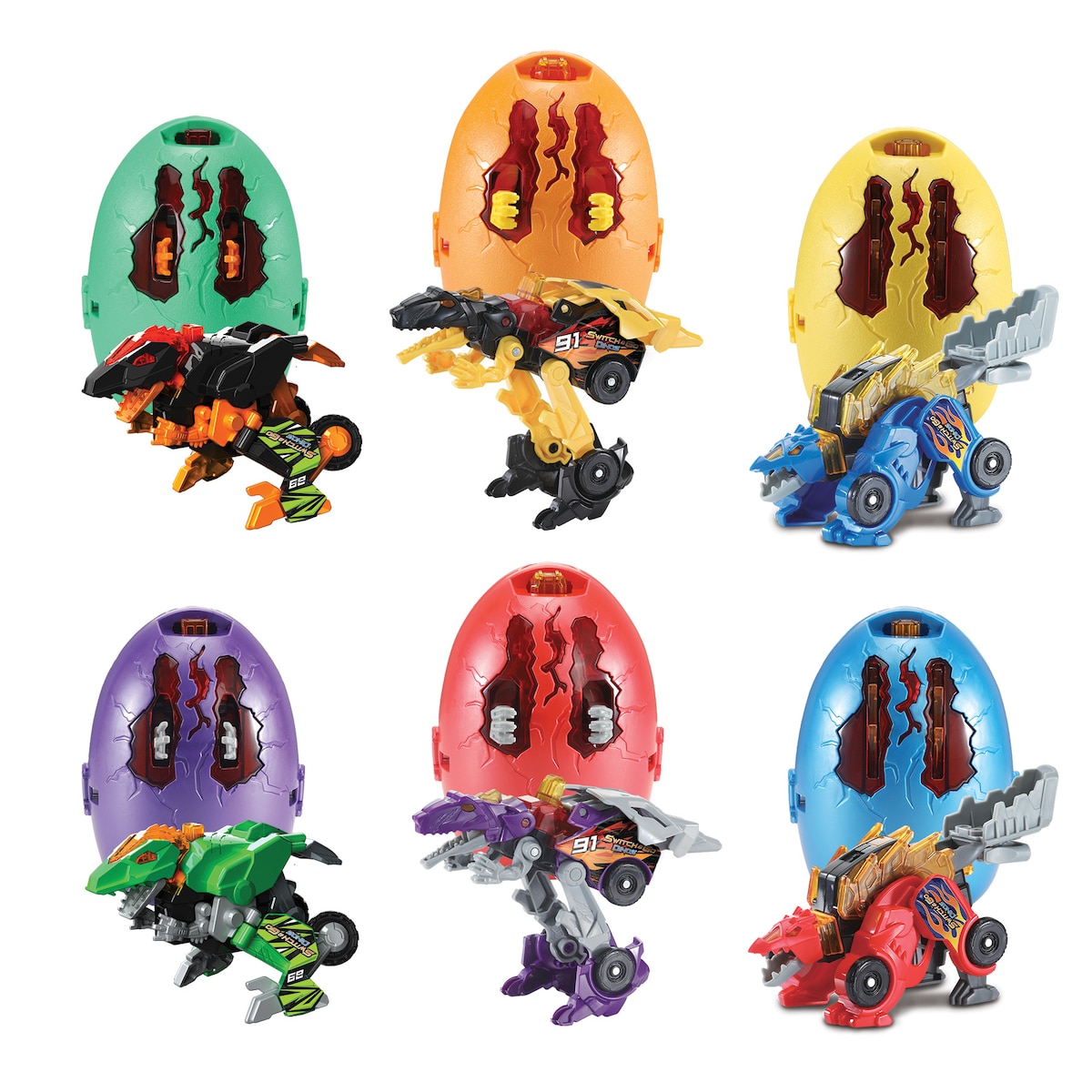 Huevo sorpresa Dinos Switch&Go Modelos surtidos Vtech 2