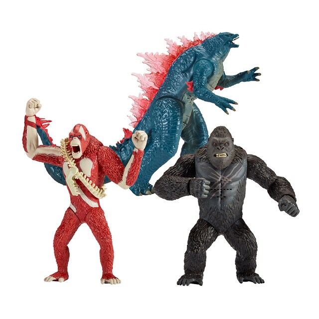 Figura Articulada Electrónica Deluxe Godzilla VS Kong Famosa