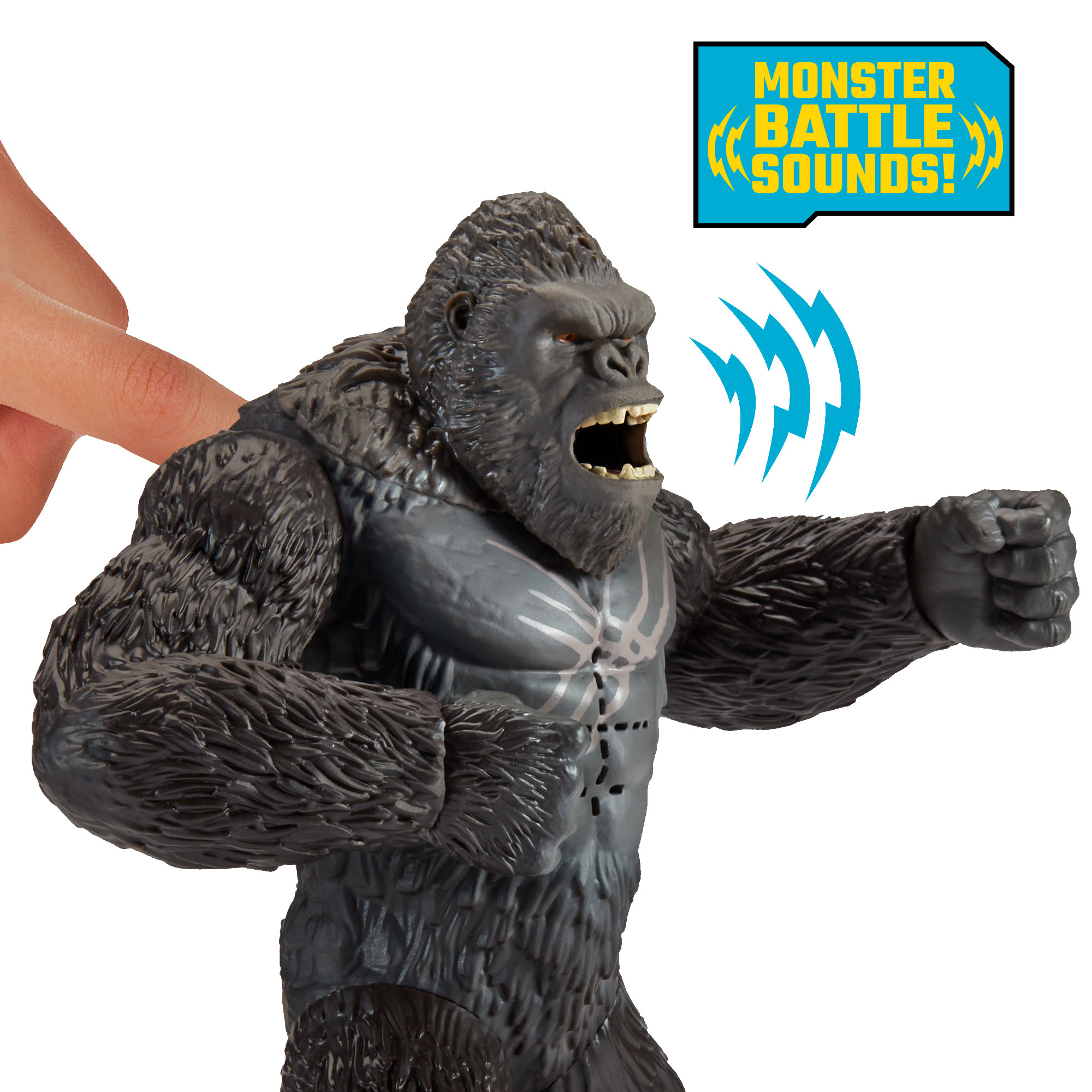 Figura Articulada Electrónica Deluxe Godzilla VS Kong Famosa 4