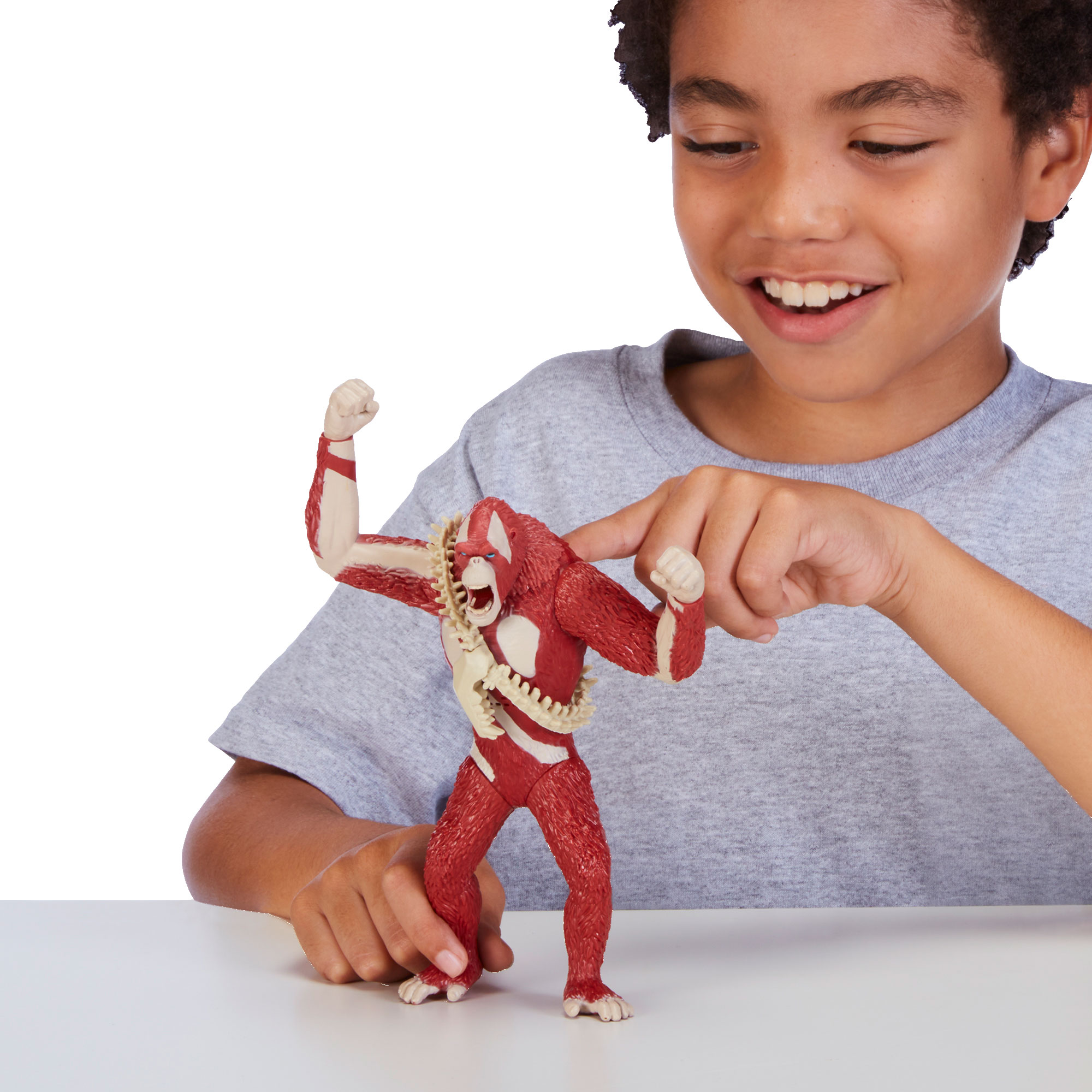 Figura Articulada Electrónica Deluxe Godzilla VS Kong Famosa 8