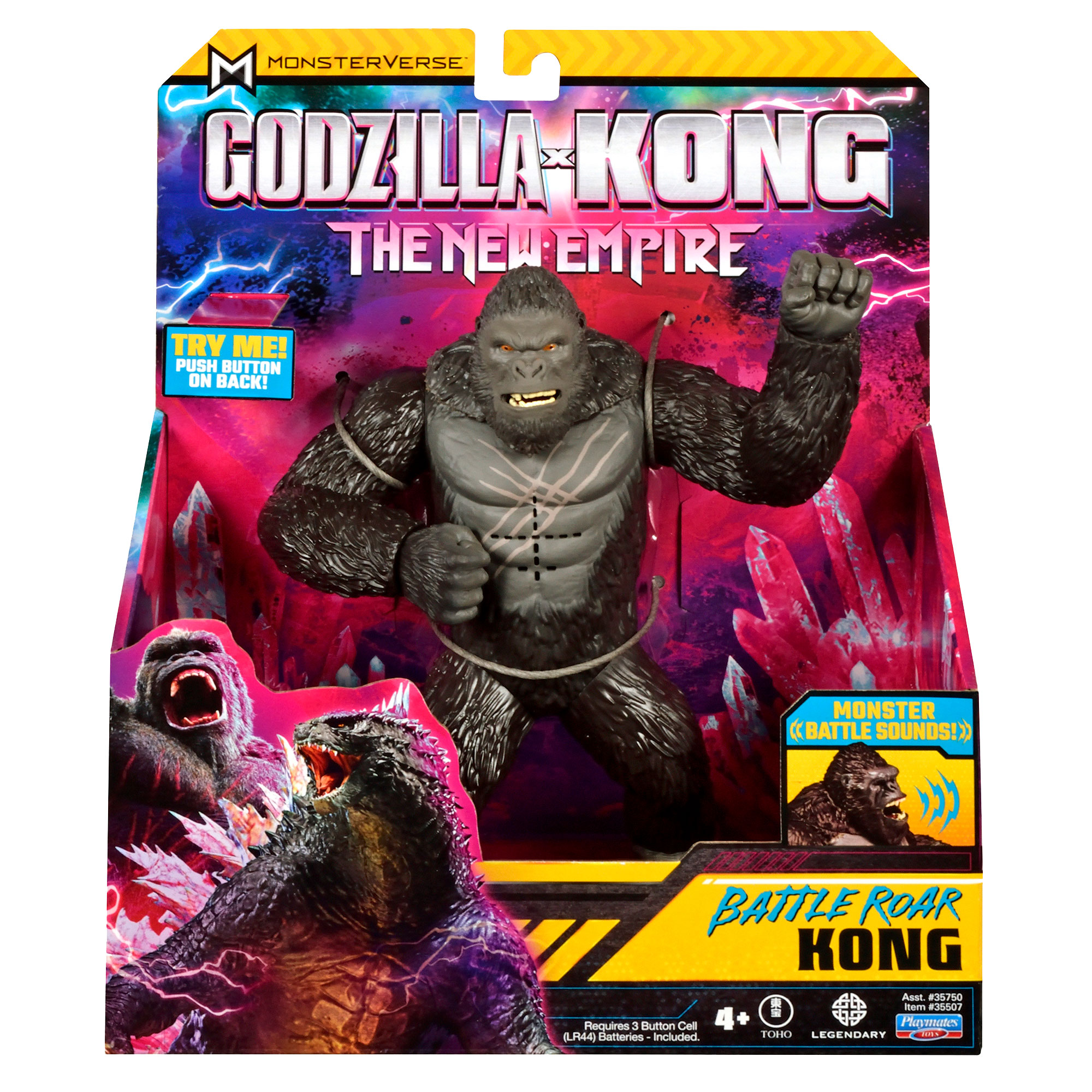 Figura Articulada Electrónica Deluxe Godzilla VS Kong Famosa 10