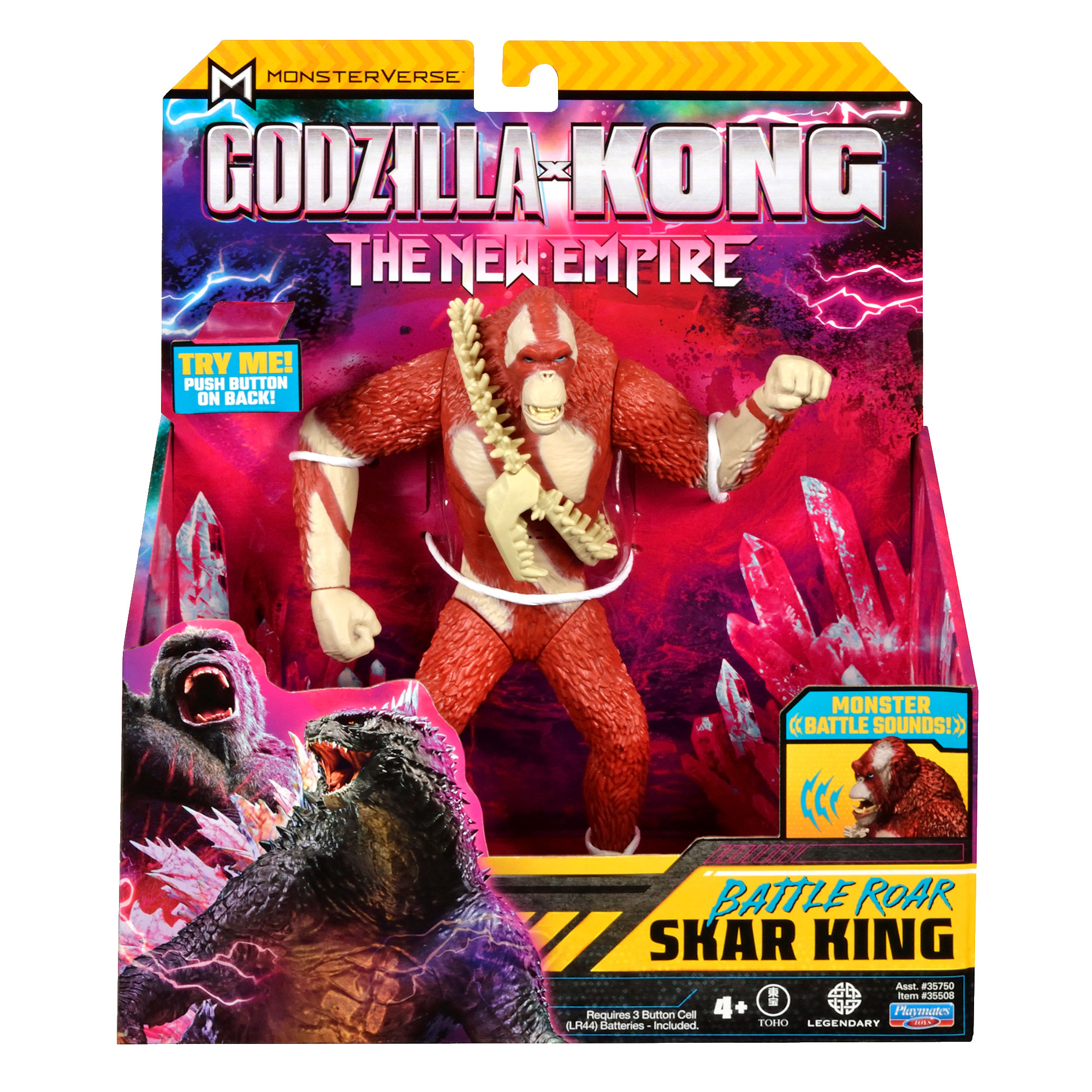 Figura Articulada Electrónica Deluxe Godzilla VS Kong Famosa 11