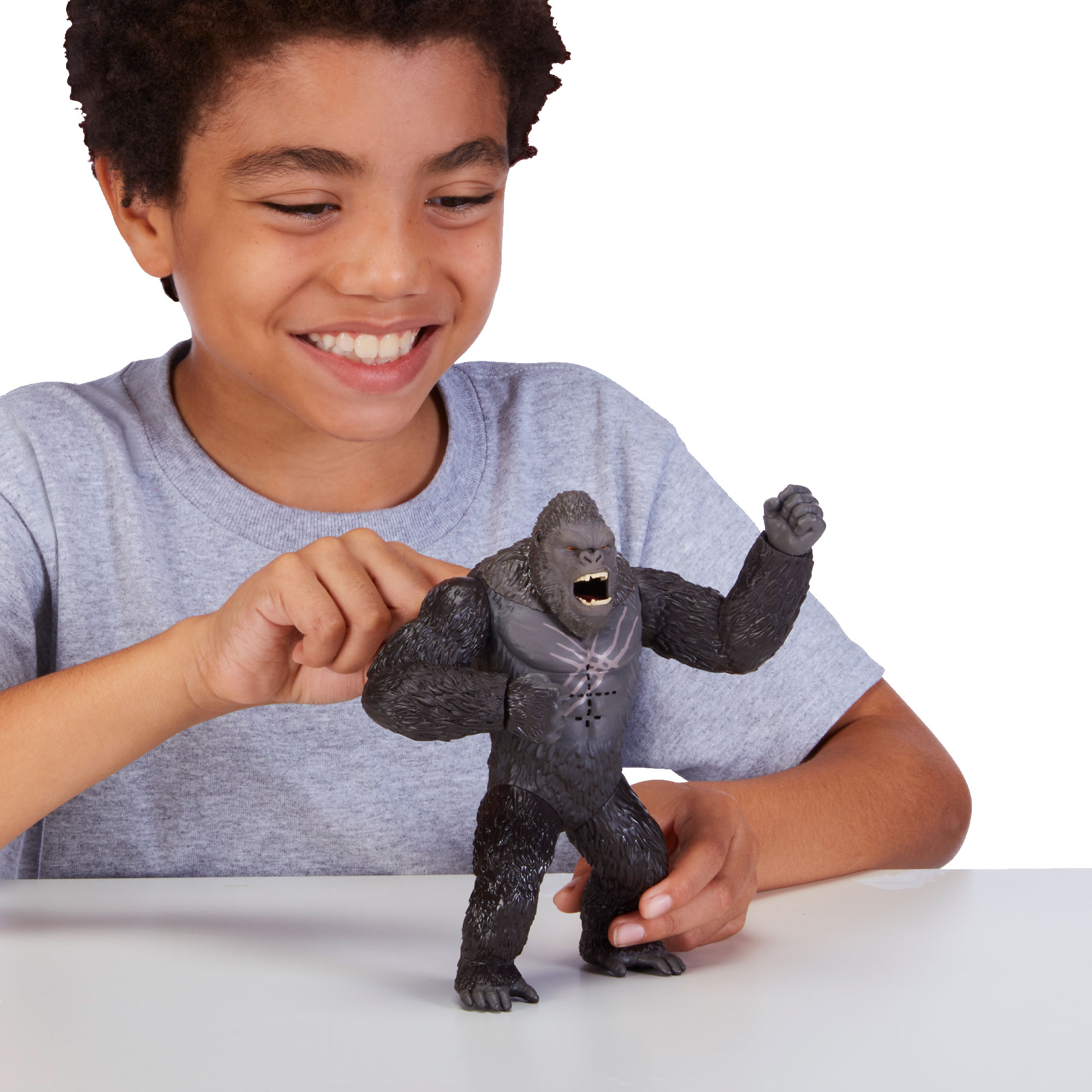 Figura Articulada Electrónica Deluxe Godzilla VS Kong Famosa 12