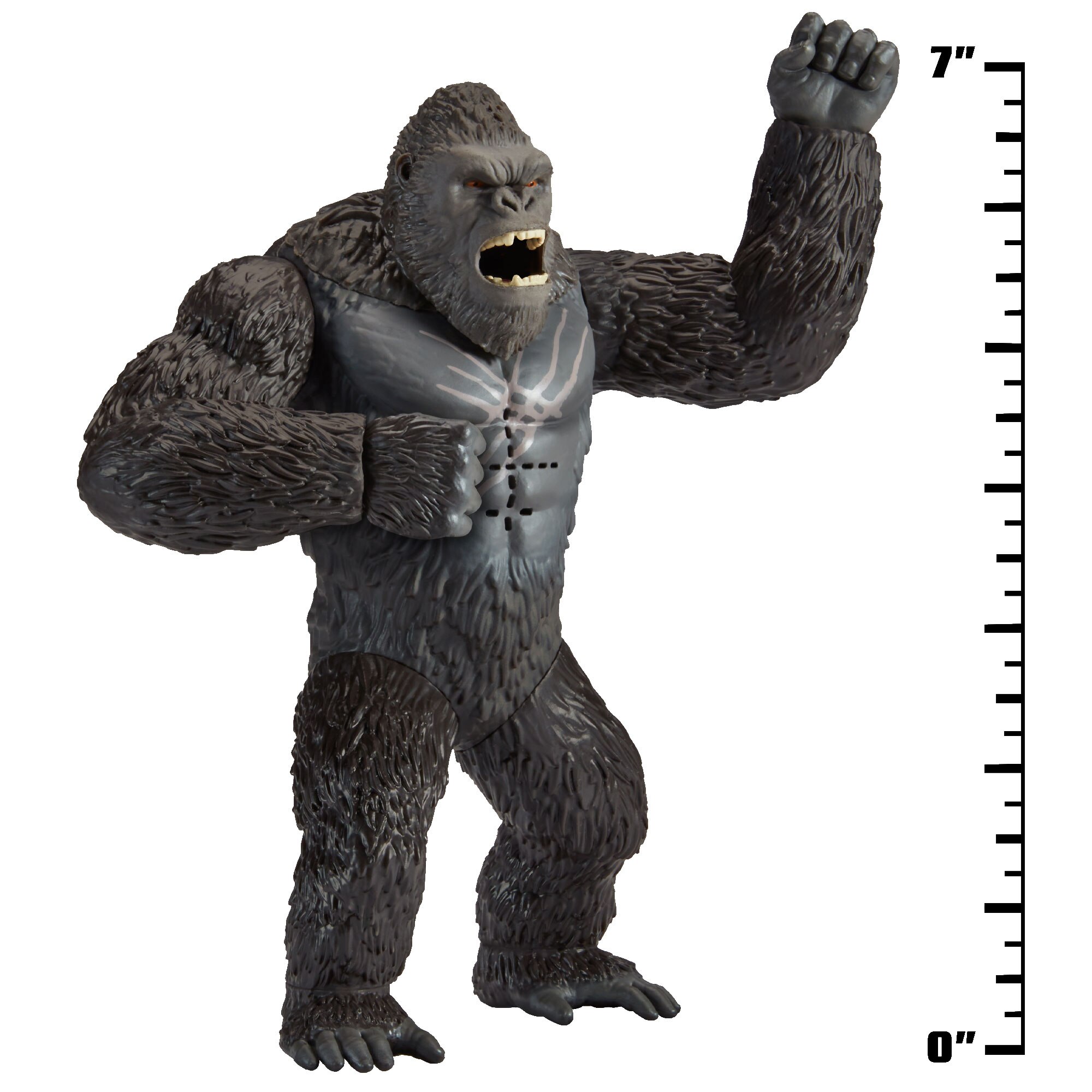Figura Articulada Electrónica Deluxe Godzilla VS Kong Famosa