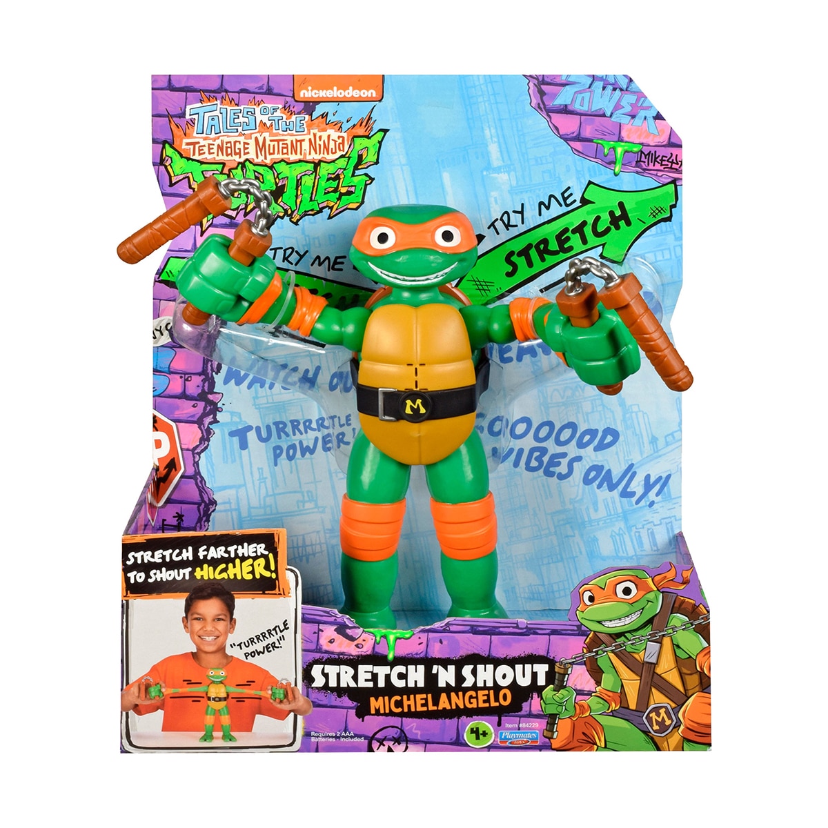 Figura elástica Stretch N' Shout Tortugas Ninja Famosa 2