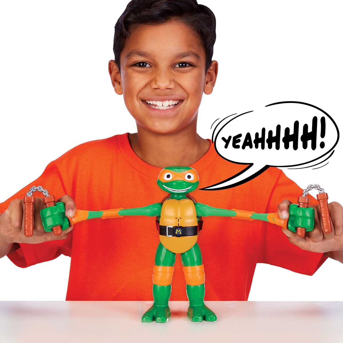 Figura elástica Stretch N' Shout Tortugas Ninja Famosa 4