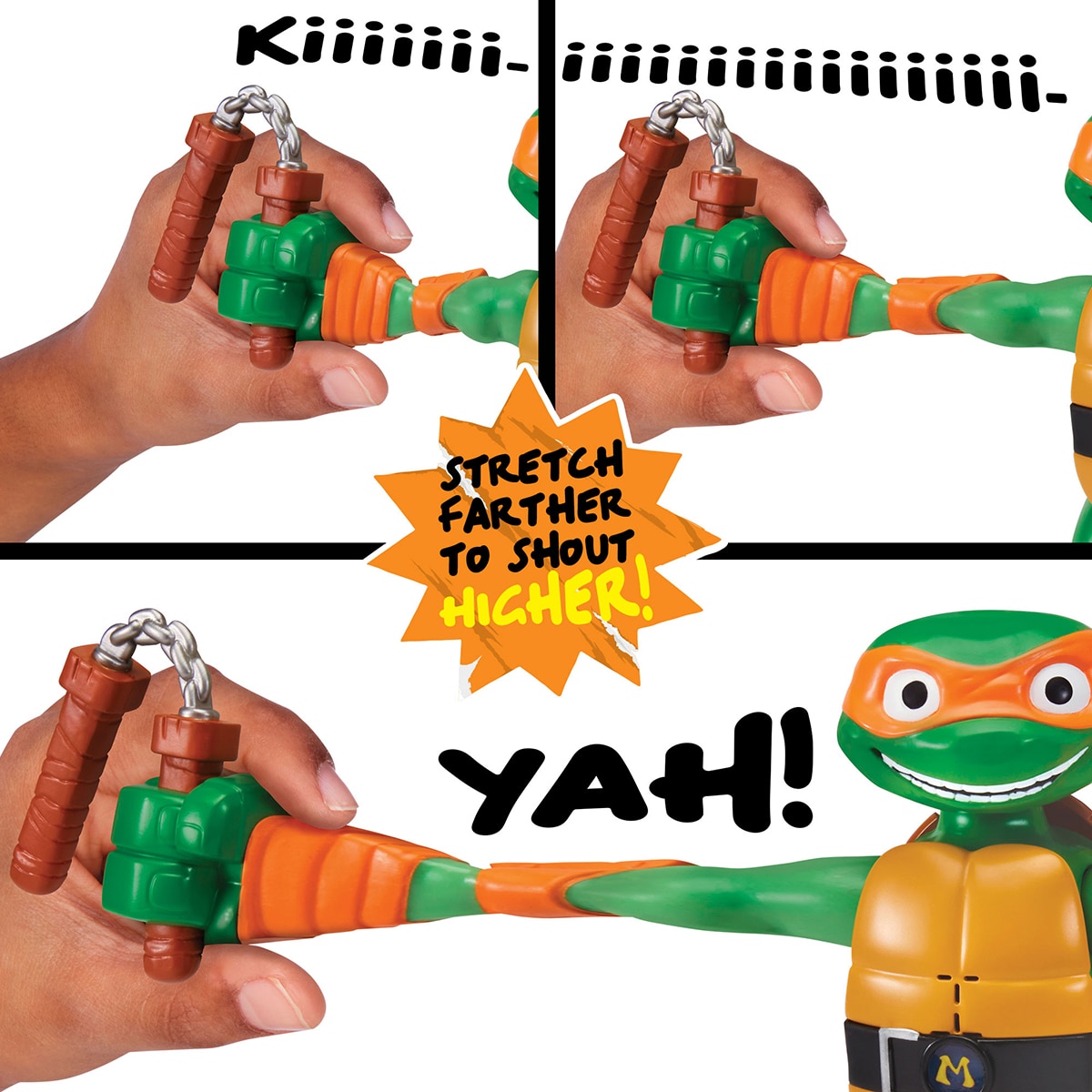 Figura elástica Stretch N' Shout Tortugas Ninja Famosa 5