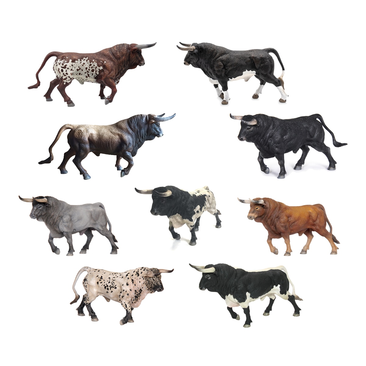 Imagen 0 de Figura Animal Toro Bravo Modelos Surtidos Deqube
