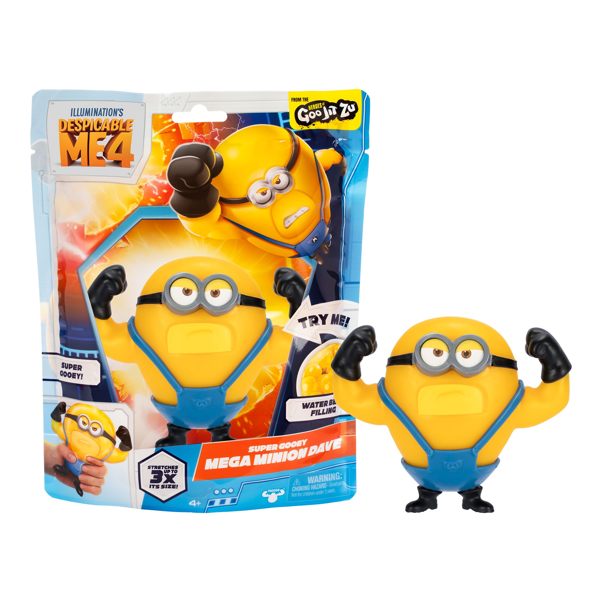 Figura Elástica Stretchy Goo Jit Zu Minions Fantasctic 4 - Artigo Sortido. Envio realizado de forma aleatória 2