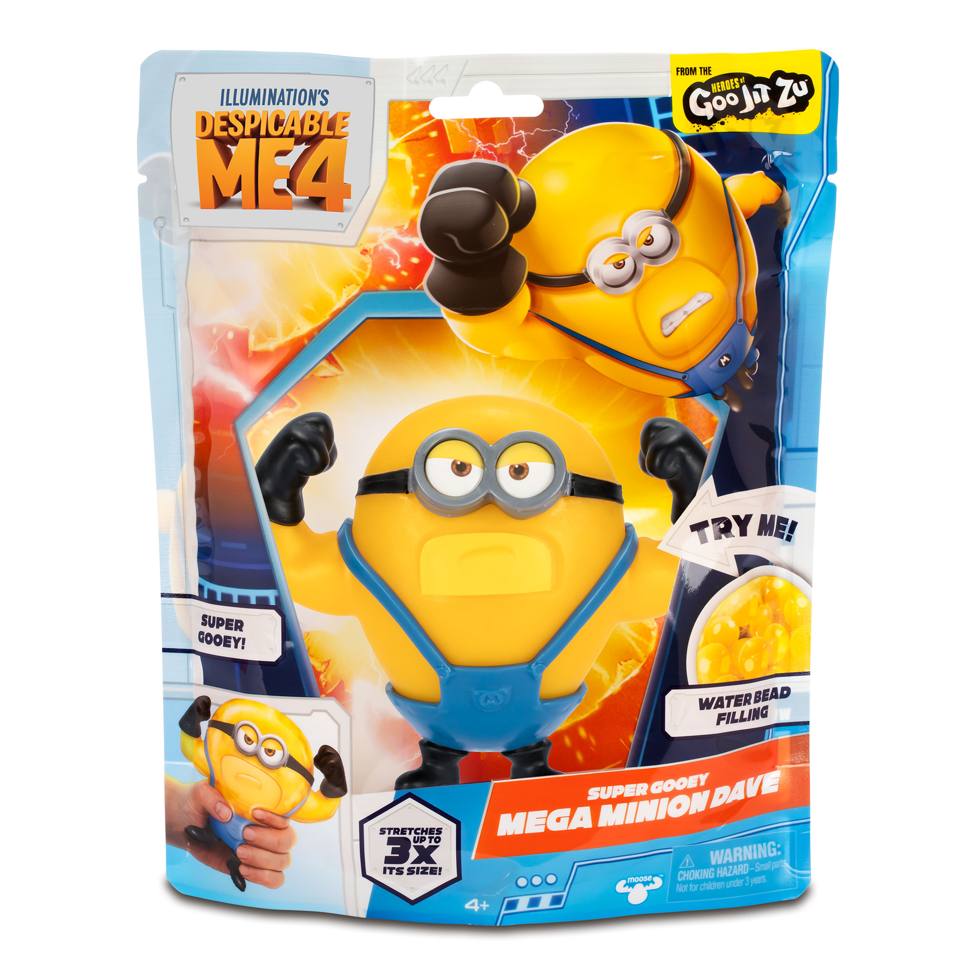 Figura Elástica Stretchy Goo Jit Zu Minions Fantasctic 4 - Artigo Sortido. Envio realizado de forma aleatória 6