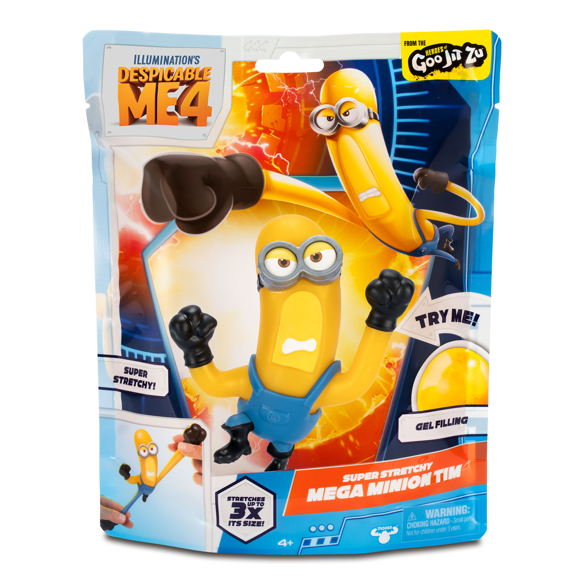 Figura Elástica Stretchy Goo Jit Zu Minions Fantasctic 4 - Artigo Sortido. Envio realizado de forma aleatória 7