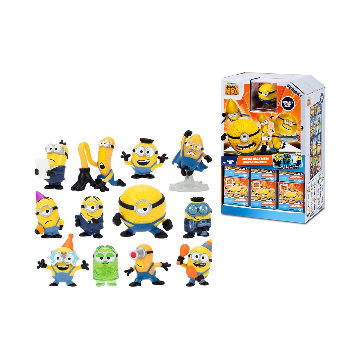 Imagen 0 de Figura individual 5 cm Minions Mi Villano Favorito 4 Famosa modelos surtidos