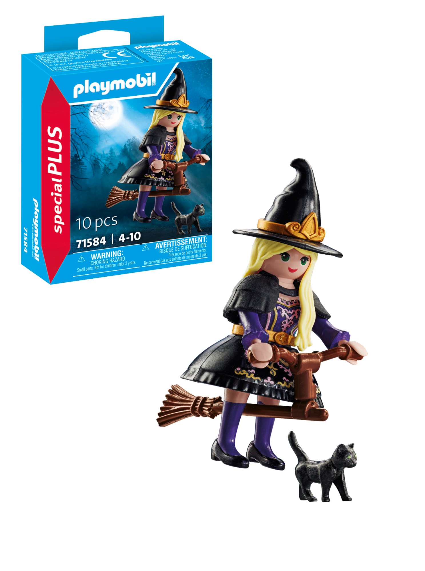 Bruxa com gato Playmobil 3