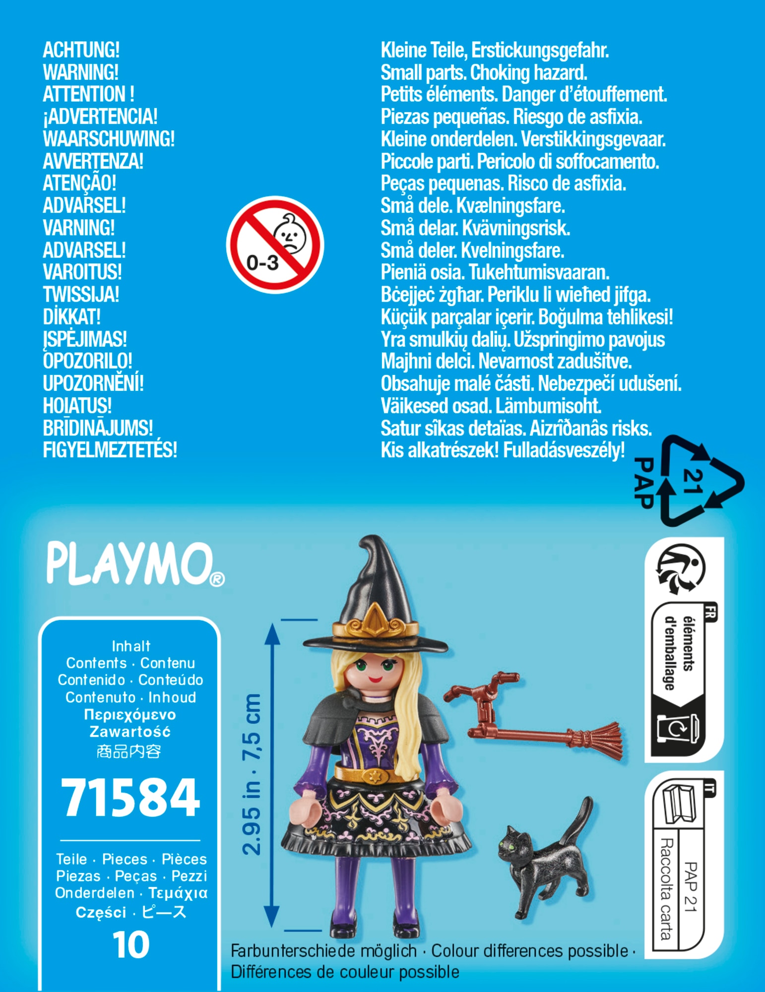Bruxa com gato Playmobil 5