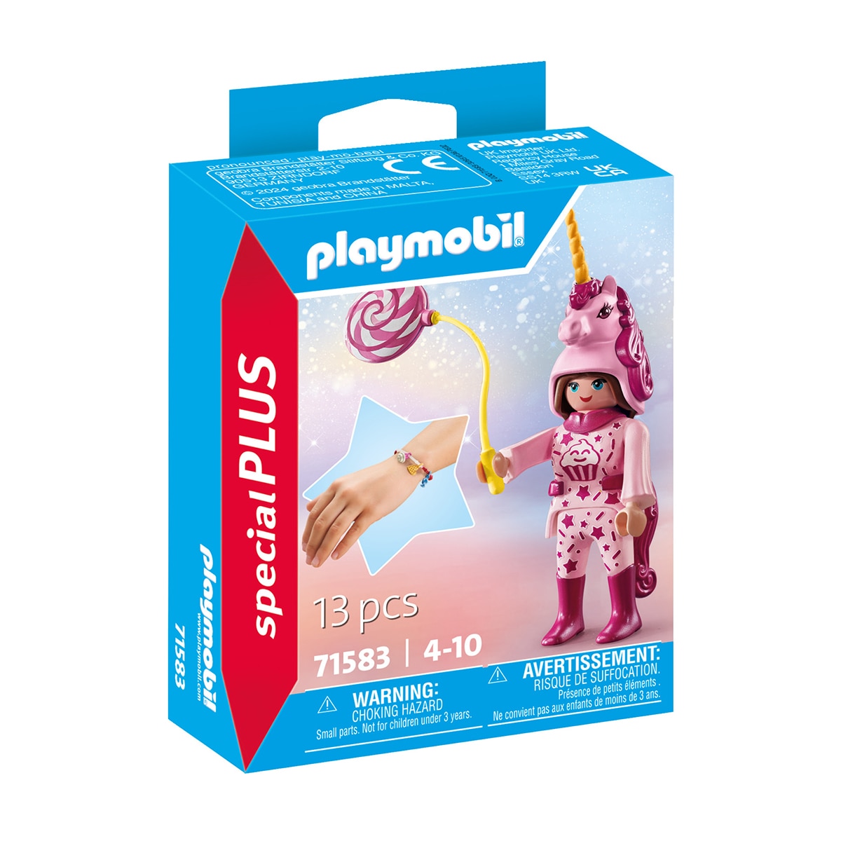 Mulher com fantasia de unicórnio Playmobil 1