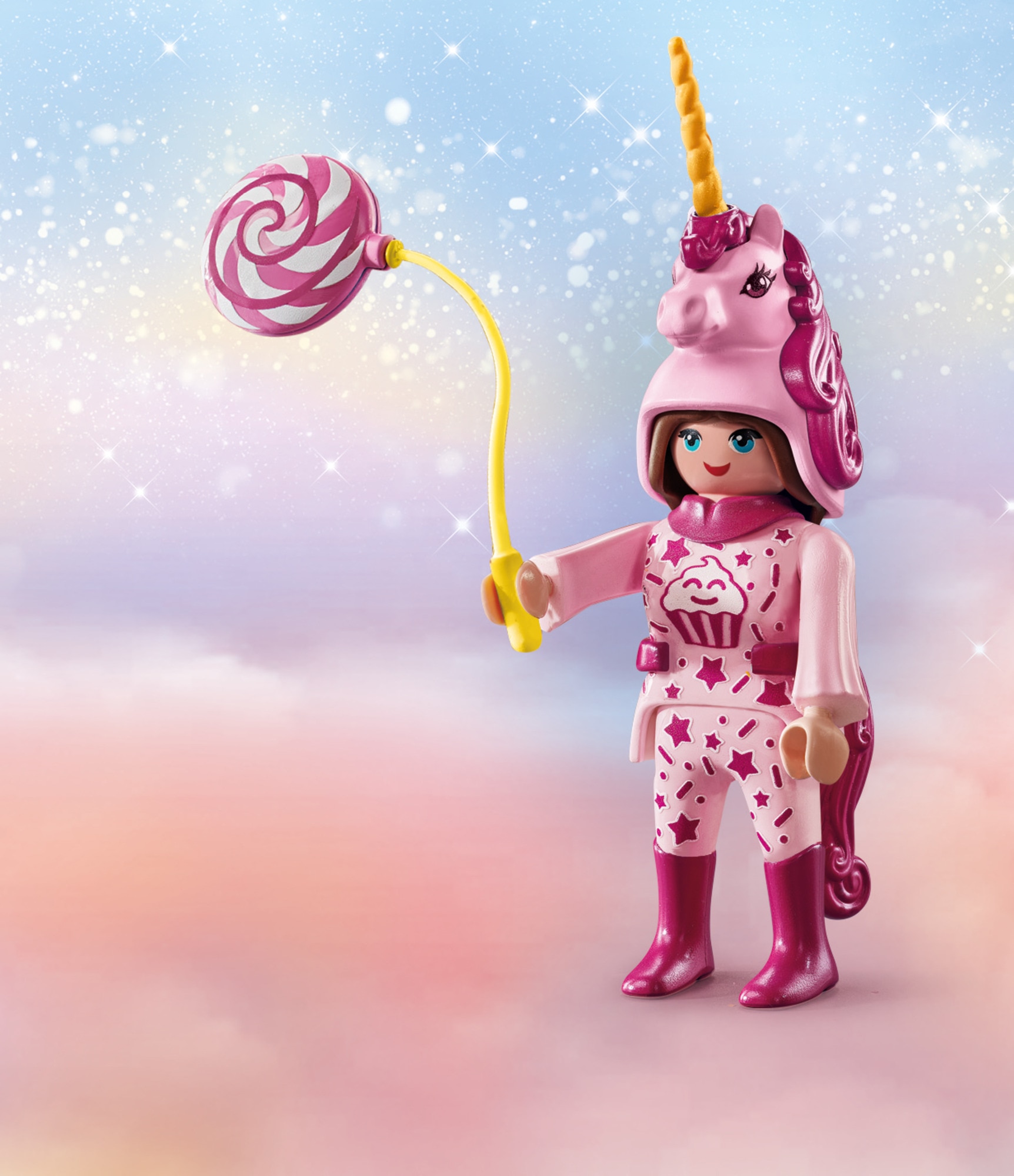 Mulher com fantasia de unicórnio Playmobil 4