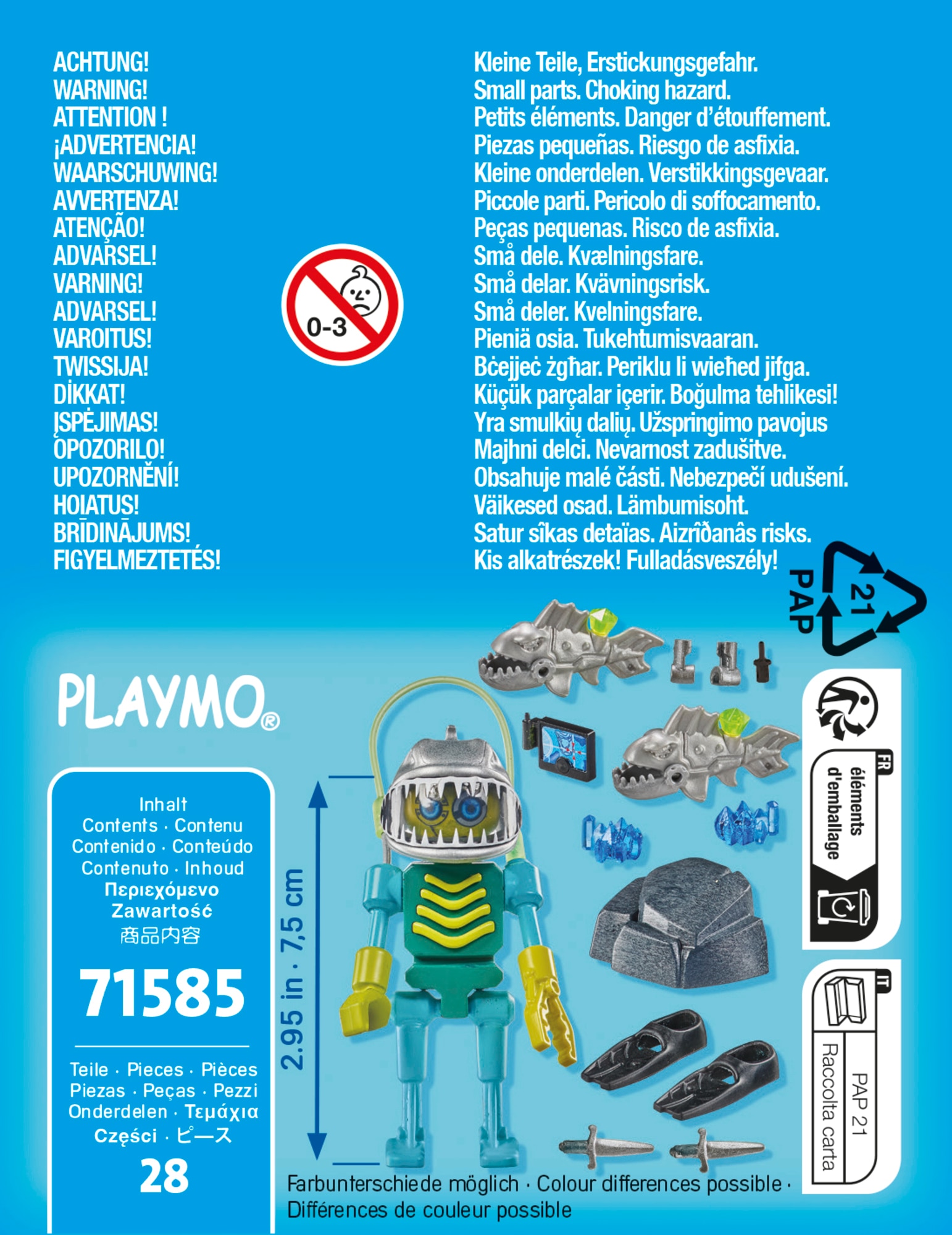 Robot de buceo Playmobil 5