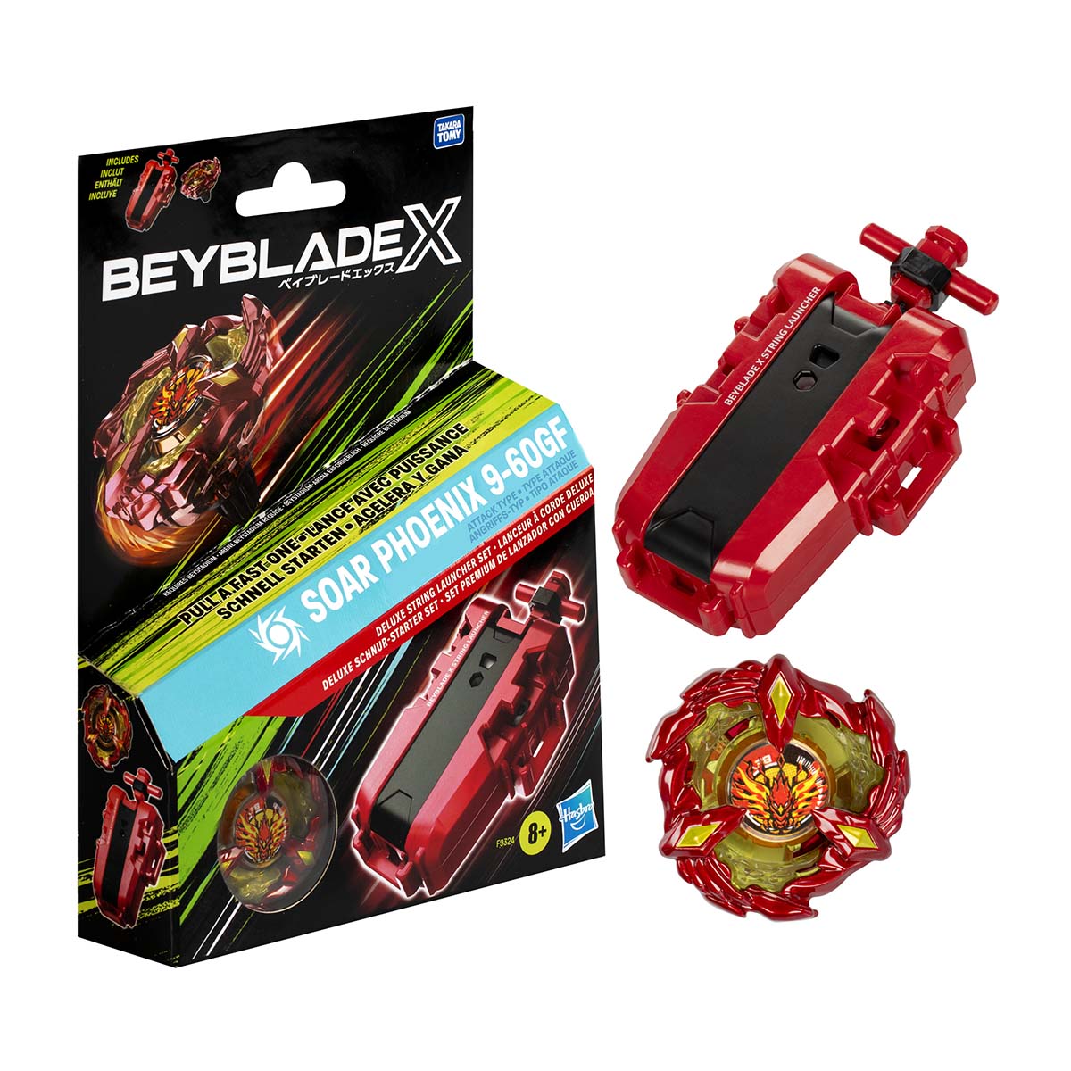 Imagen 0 de Set premium Lanzador y Soar Phoenix Beyblade