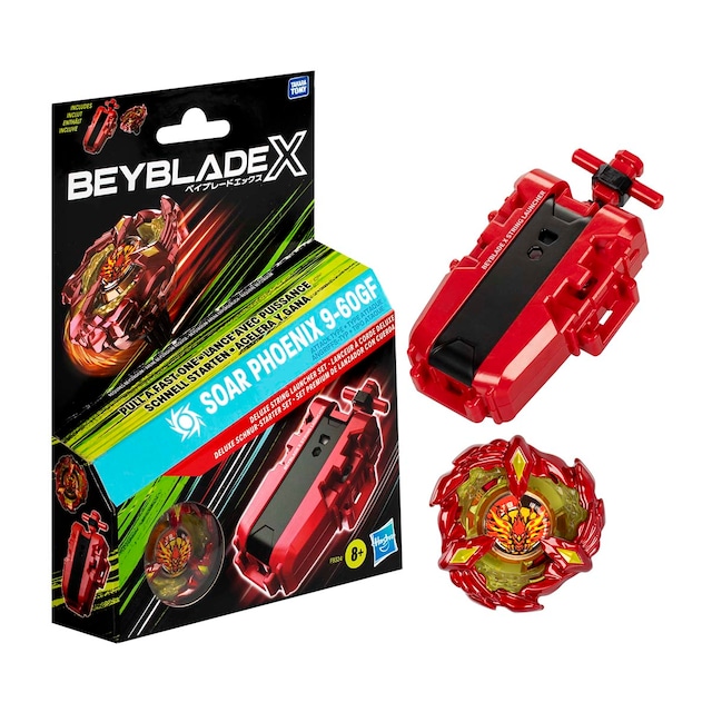 Set premium Lanzador y Soar Phoenix Beyblade