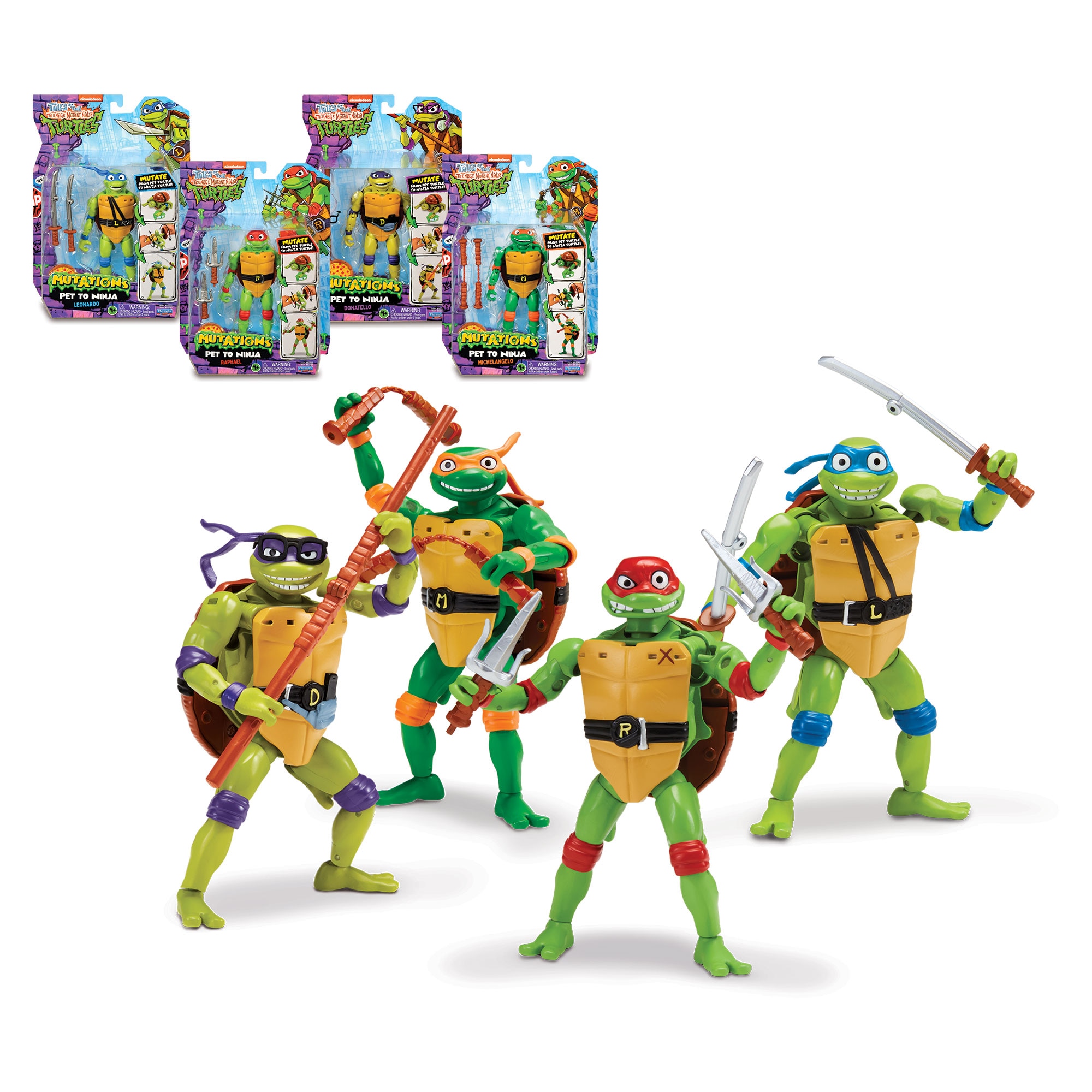 Figura Transformable Tortugas Ninja Famosa modelos surtidos 2